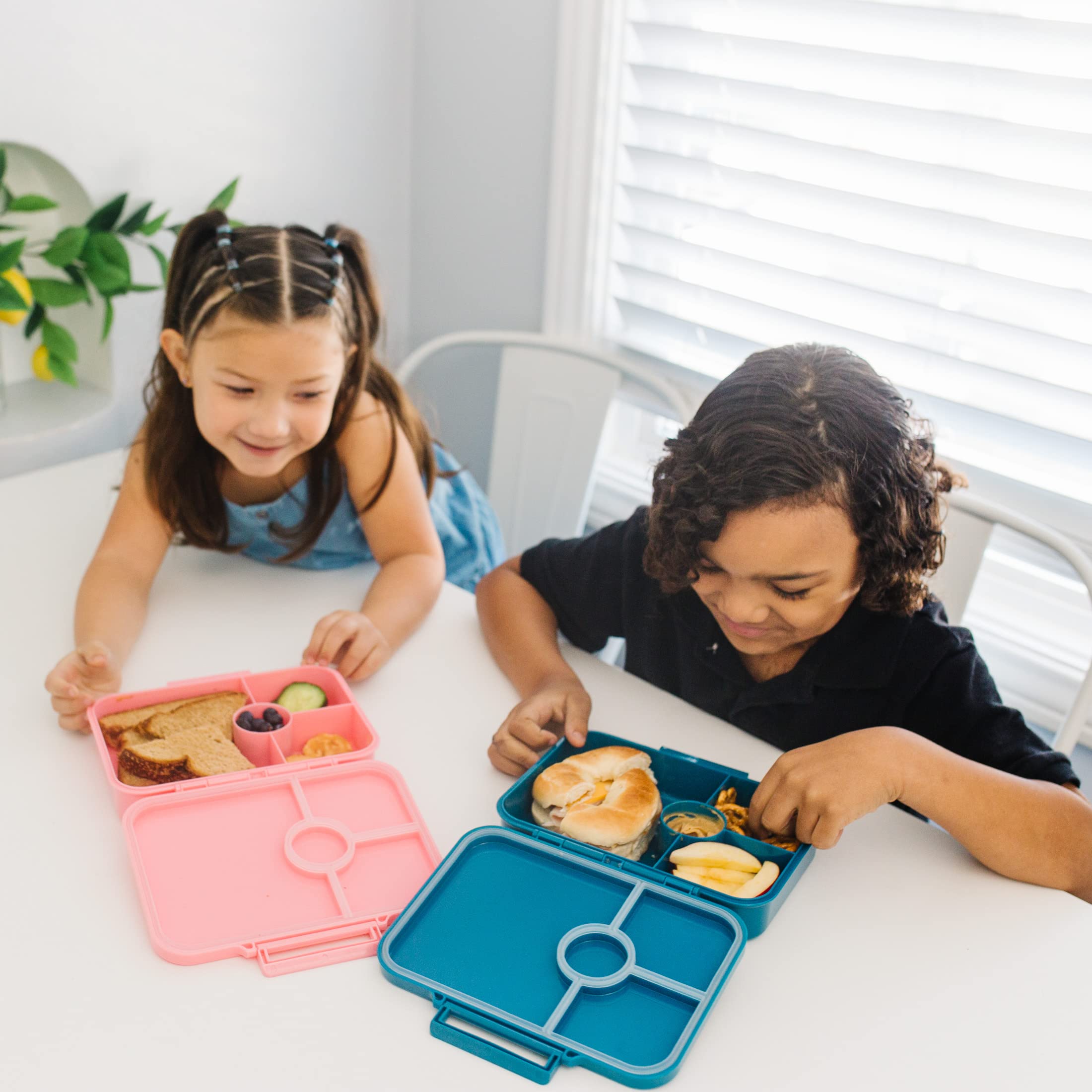 Wildkin Kids Lunch Box Bag Bundle with Bento Box - Trains, Planes, and Trucks Design | Insulated Lunch Bag for School, Picnic, and Travel | Perfect for Boys and Girls