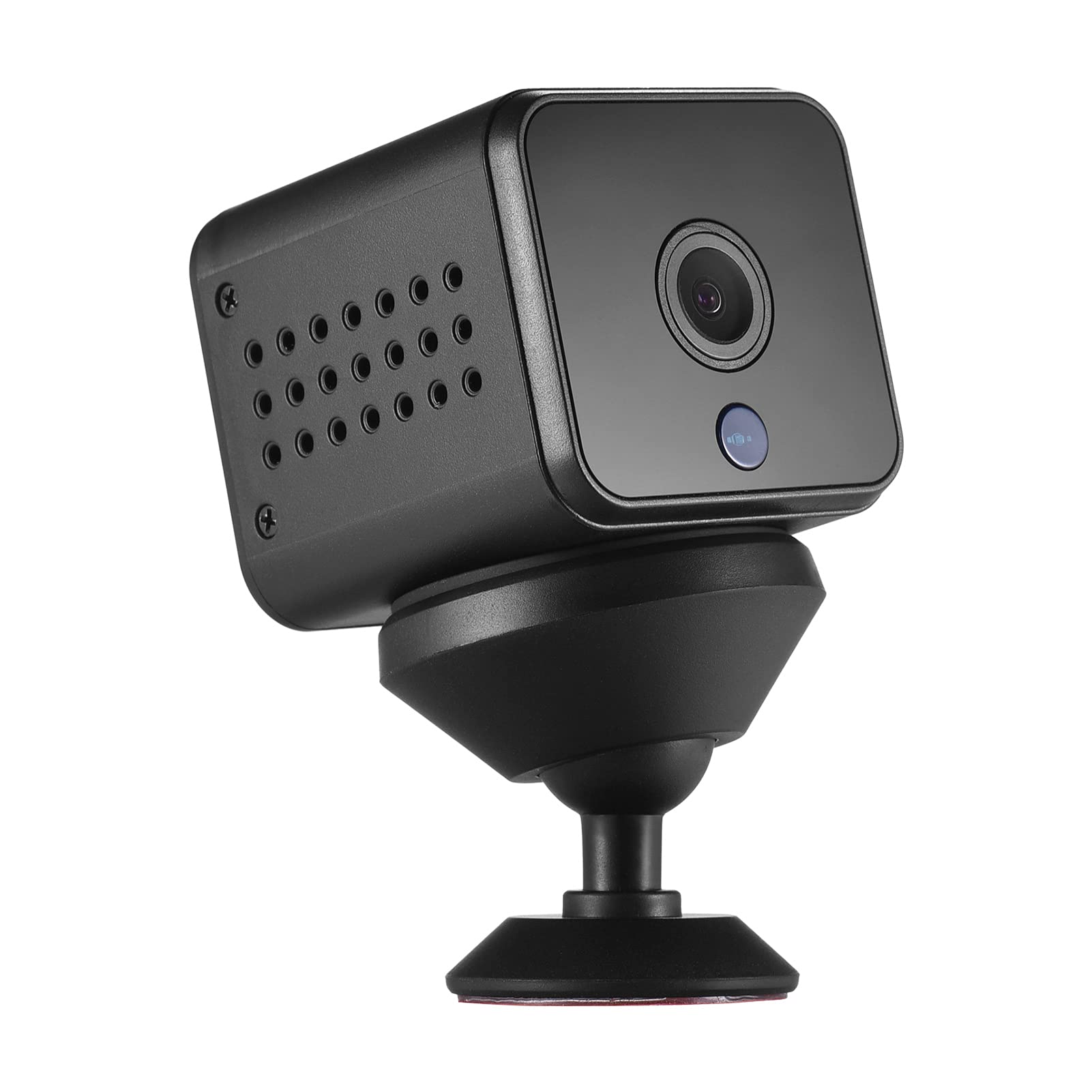 WiFi HD 1080P Mini Security Camera with Night Vision & Motion Detection - 360° Rotatable Base for Home & Office Surveillance | Indoor/Outdoor Use for Baby Monitoring, Pet Watching & Property Protection