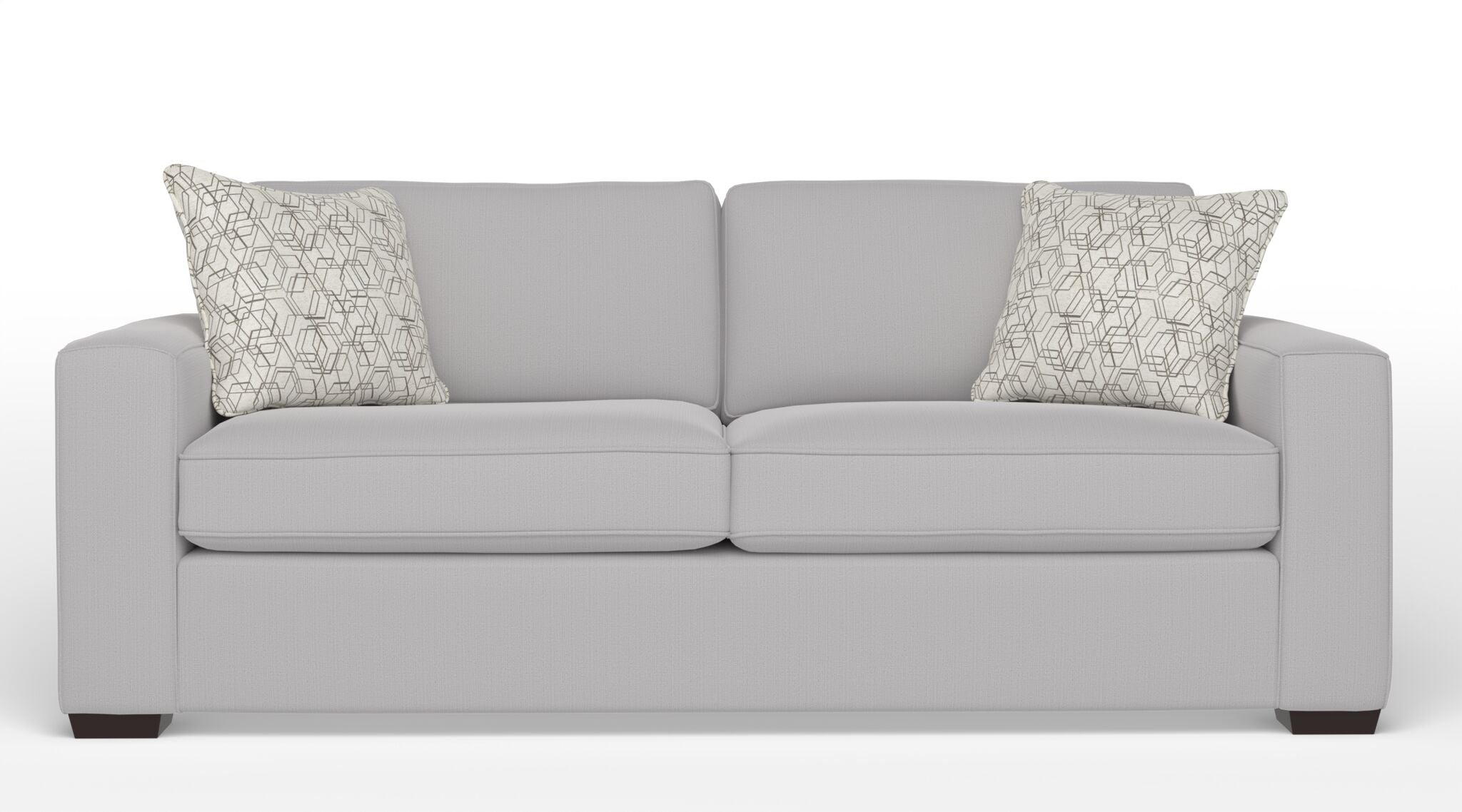 Celeste Sofa in Smoke Light Grey - Modern Comfortable Living Room Furniture for Small Spaces & Apartments