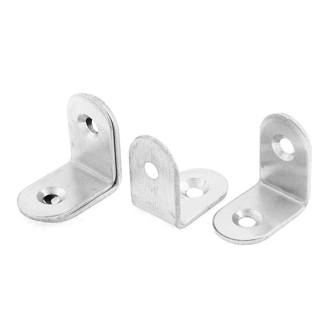 4Pcs 25x25x16mm L-Shaped Angle Brackets - Heavy Duty Corner Braces for Furniture & Shelves
