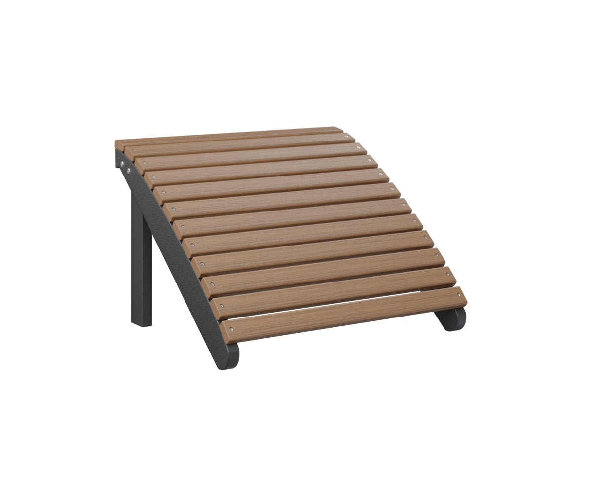 Berlin Gardens Adirondack Footstool - Outdoor Patio Furniture, Durable Weather-Resistant Wooden Ottoman for Deck, Garden & Poolside Relaxation
