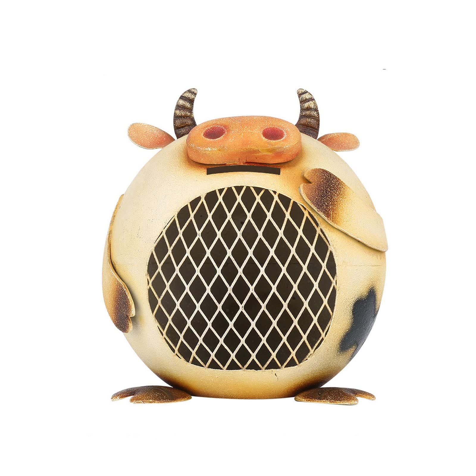 Owl Shaped Metal Piggy Bank - Money Saving Coin Bank for Kids, Home Decoration & Craft Gift | Cute Coin Storage Box for Savings, Gifts & Room Decor (Color: C)