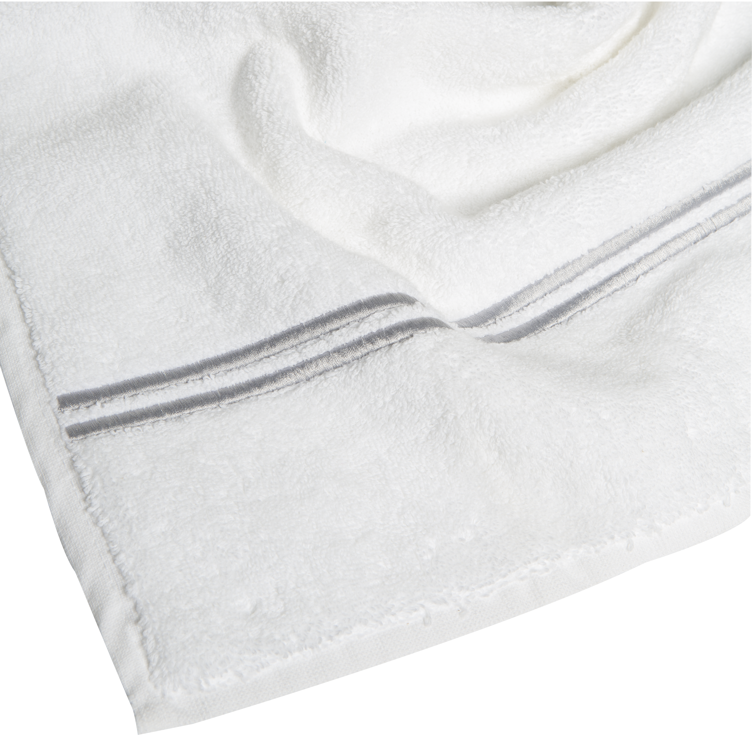 Premium Mercer Cotton Bath Towels - Soft, Absorbent & Quick-Drying Luxury Towel Set for Spa, Gym & Beach - 6-Piece Bath Sheet Collection (White)