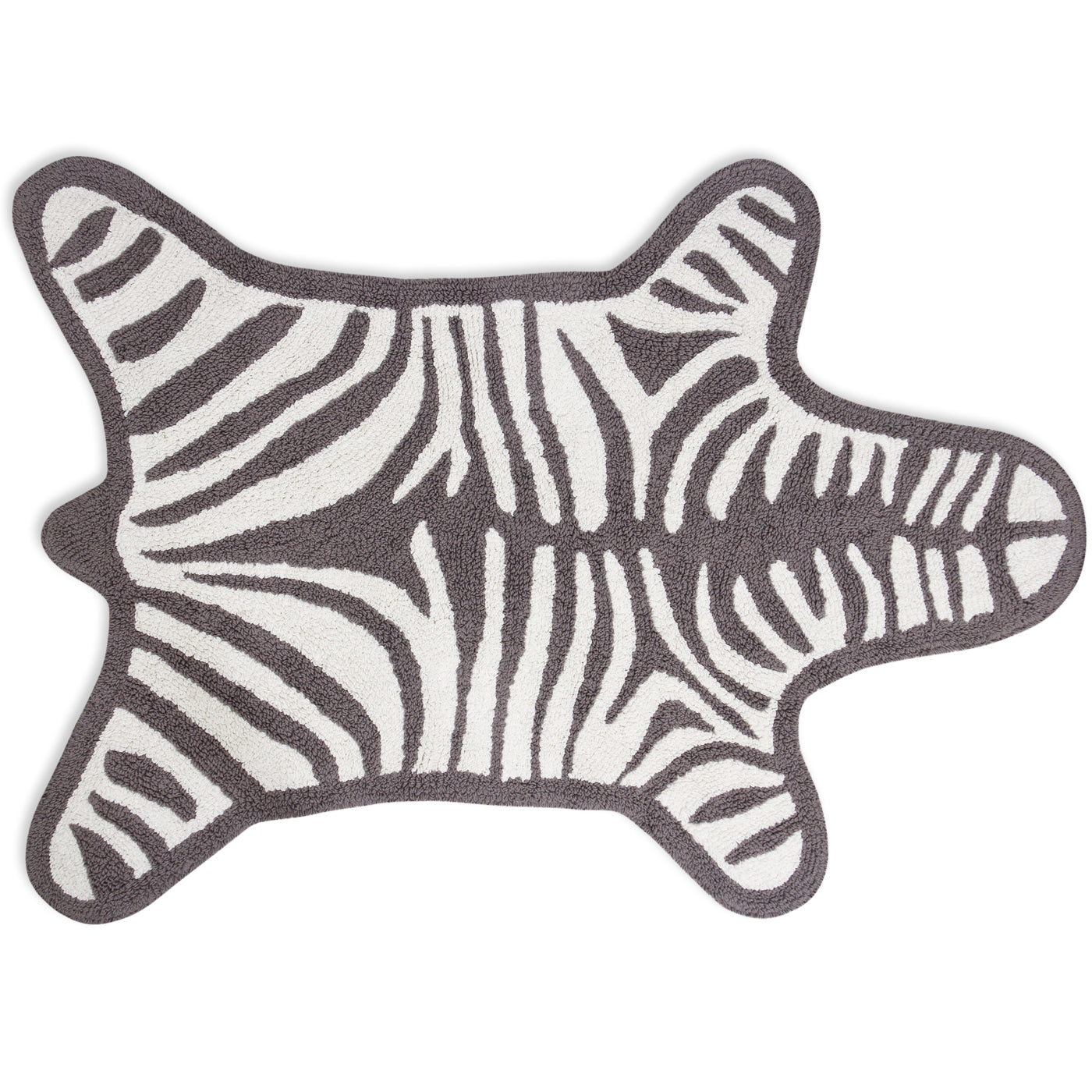 Reversible Zebra Print Bath Mat - Soft Non-Slip Bathroom Rug for Shower, Tub & Floor - Stylish Home Decor for Modern Bathrooms