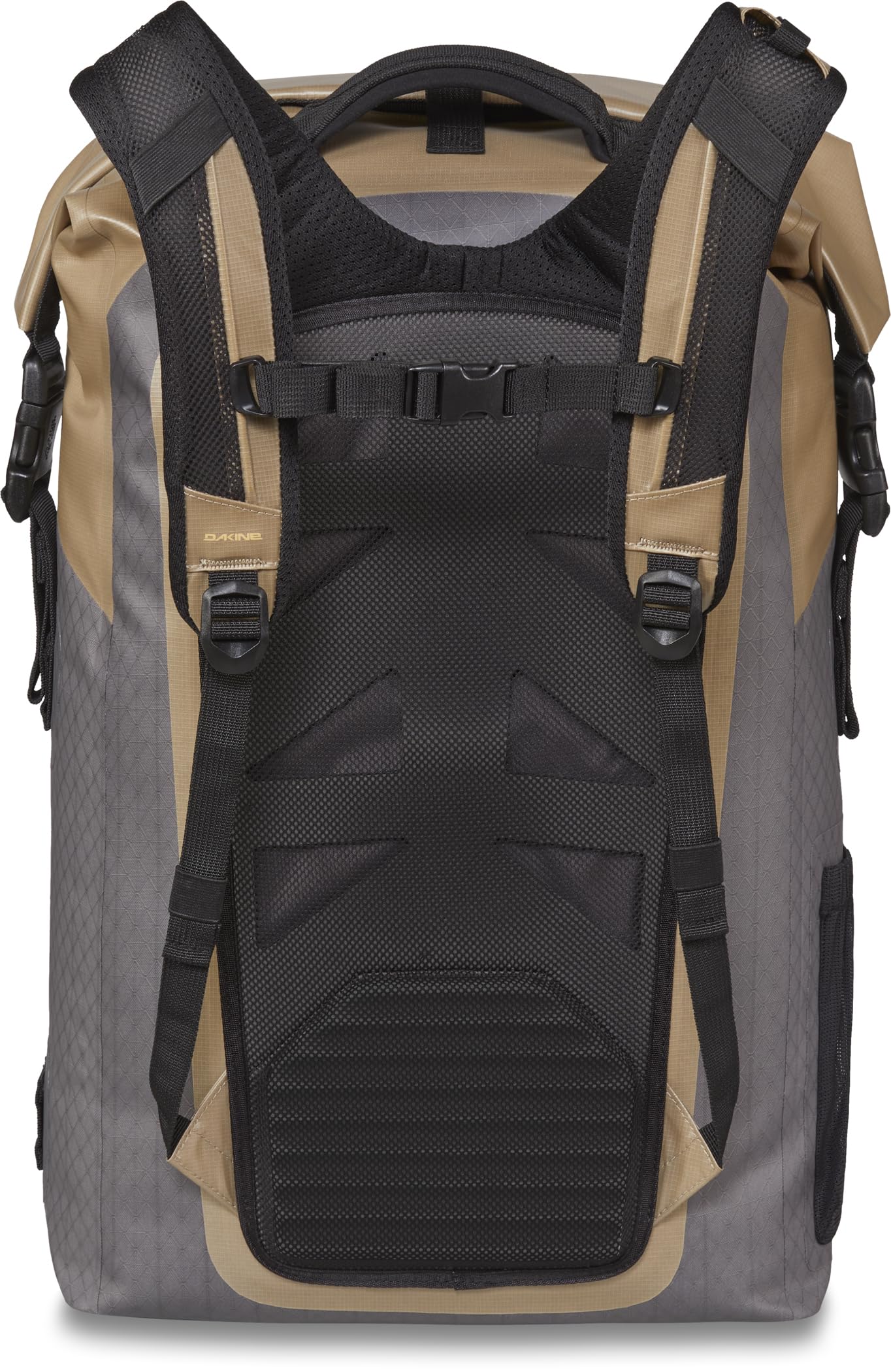 Dakine Cyclone 34L Wet/Dry Rolltop Backpack - Waterproof Hiking, Travel & Commute Pack for Men & Women - Castlerock/Stone Color, One Size Universal Fit