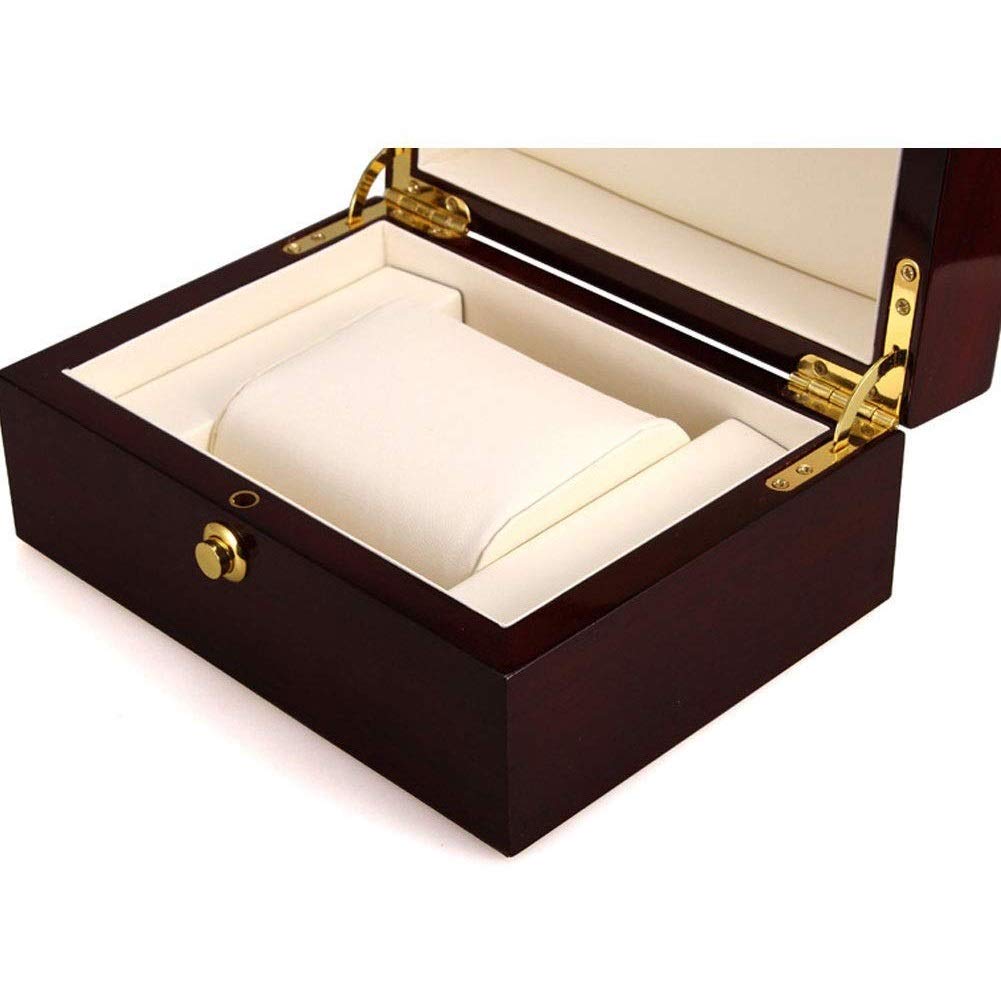 Solid Wood Jewelry Organizer Box for Women - Large Capacity Makeup & Jewelry Storage with Drawers, Necklace Hooks & Watch Compartment | Perfect for Dresser, Vanity & Travel Accessory Organization