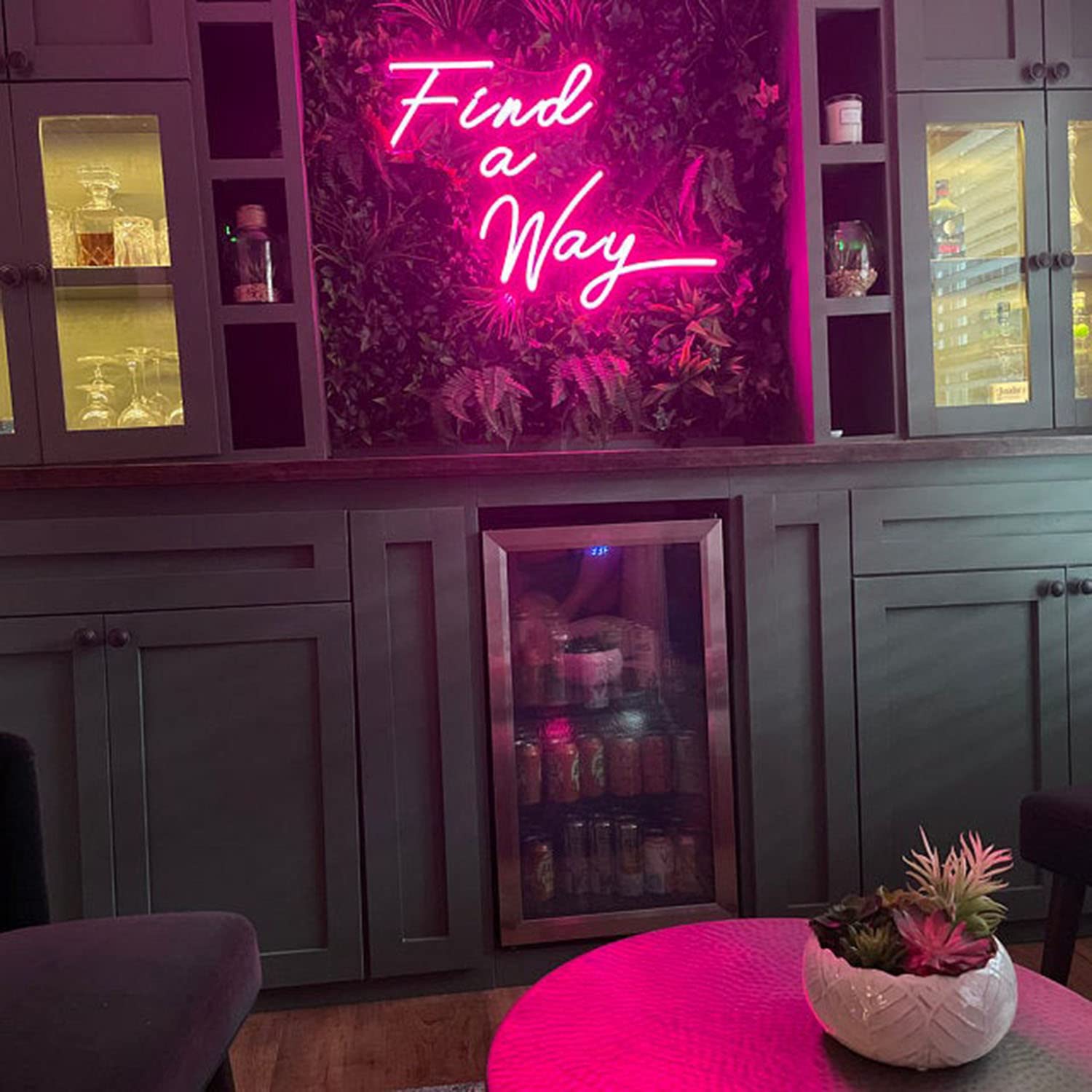 Custom LED Neon Signs - Personalized Wall Decor for Wedding, Birthday, Party, Bedroom, Bar & Office | 40-inch Neon Lights with 1 Line Text - Perfect for Home Decor, Business Signs & Gift Ideas