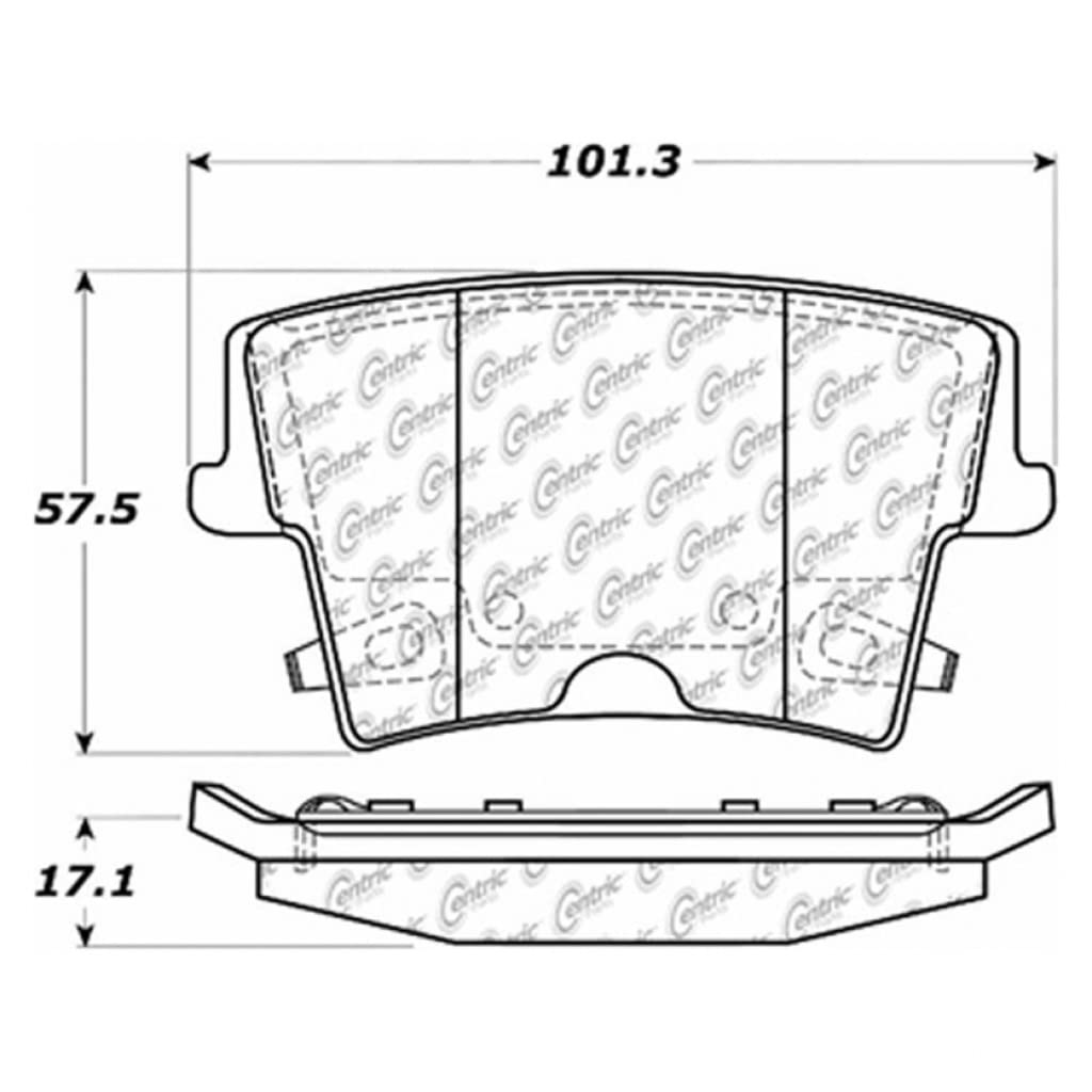 StopTech Street Performance Brake Pads for Dodge Charger 2006-2020 | Model 308.1057 | Perfect for Daily Driving & Performance Upgrades