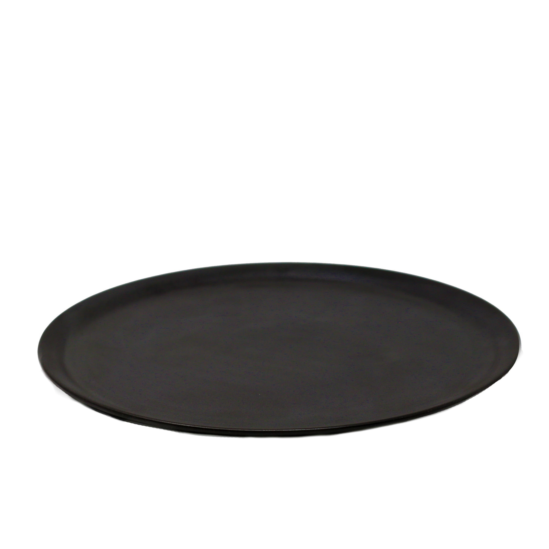 Nella 12.4-Inch Black Pizza Plate - Set of 12 - Durable Restaurant & Catering Dishes for Parties, Events & Commercial Use