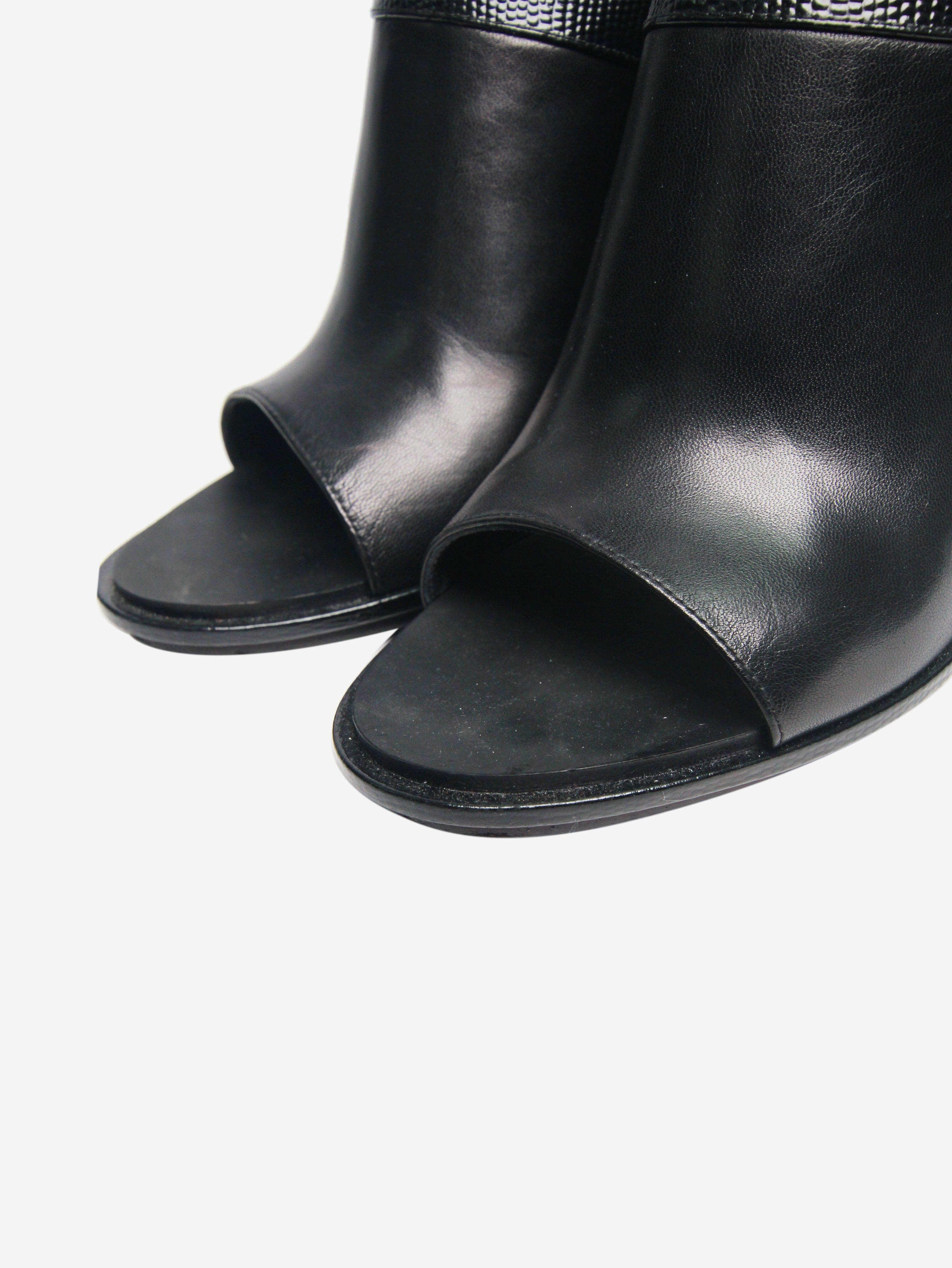 Elegant Black Slingback Sandal Heels for Women - Size EU 41 (UK 8) - Perfect for Weddings, Parties & Summer Outfits