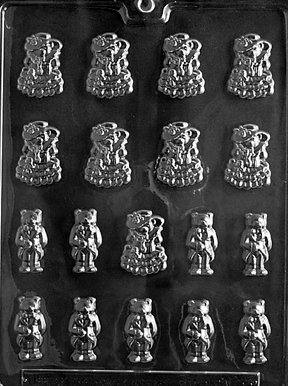 Bride and Groom Bear Wedding Chocolate Candy Mold - Premium Silicone Baking Mold for DIY Wedding Favors, Bridal Shower Treats, Anniversary Gifts & Romantic Couple Desserts