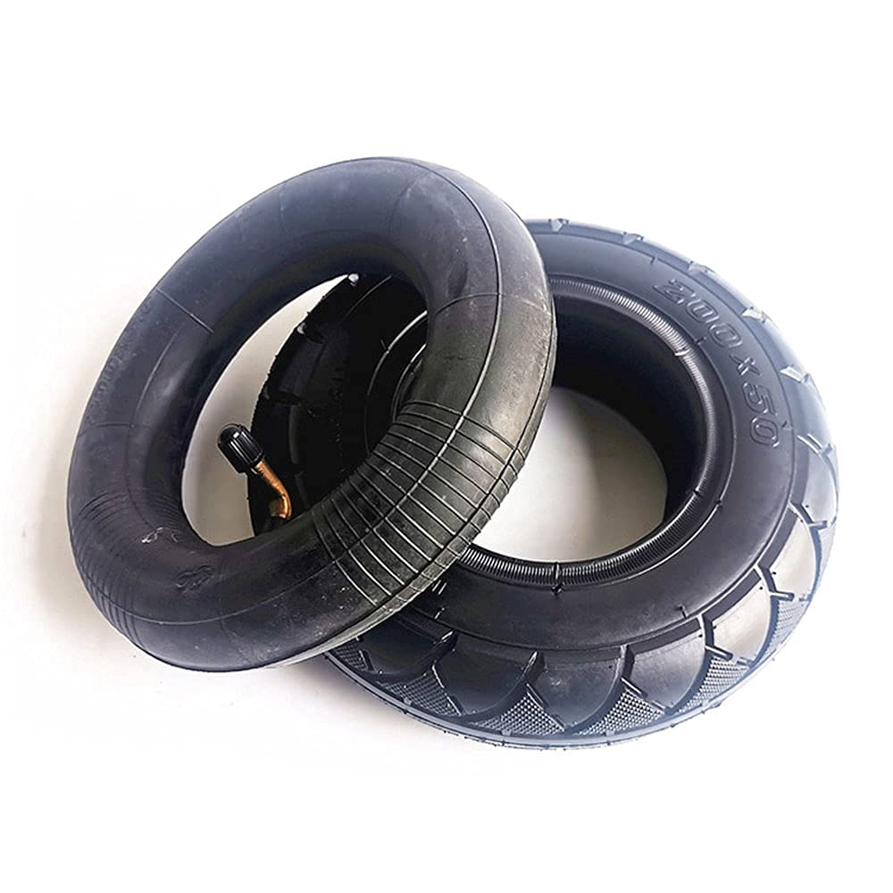**8-Inch Electric Scooter Tires - 200x50 Non-Slip Wear-Resistant Pneumatic Tires with Inner Tubes (2 Pack) - Perfect Replacement for Commuting & Off-Road Riding**