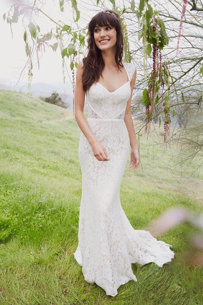 Willowby Twilla 57114 Wedding Gown - Elegant Lace Bridal Dress for Beach, Garden & Outdoor Ceremonies