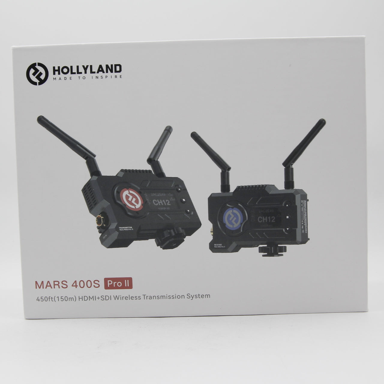Hollyland Mars 400S PRO II SDI/HDMI Wireless Video Transmission System - Open Box Excellent Condition | Professional Wireless Video Streaming for Live Events, Film Production & Broadcast Studios