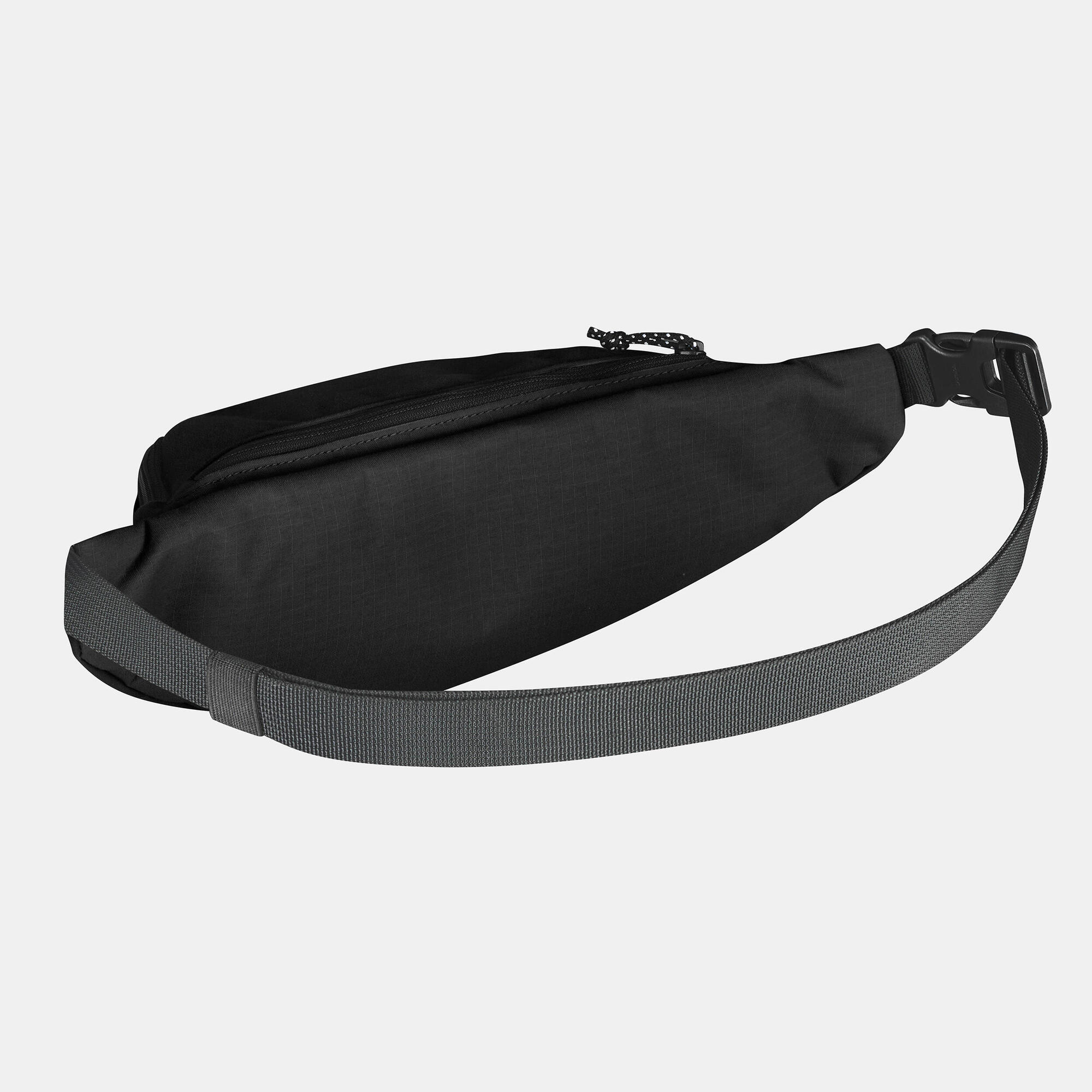 Forclaz Travel 2 L Belt Bag - Lightweight Waist Pack for Hiking, Running & Travel - Hands-Free Storage for Essentials - Perfect for Outdoor Adventures & Daily Commutes