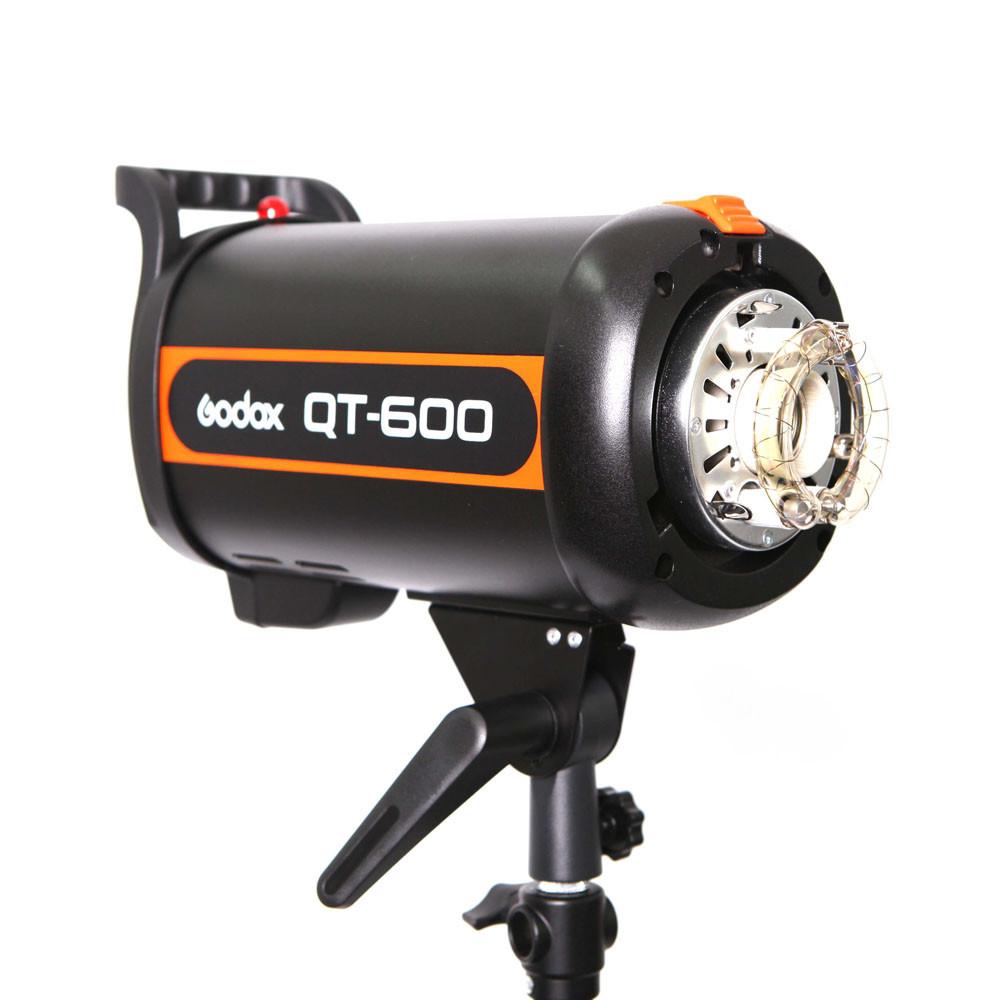 Godox QT 600 600W Professional Studio Flash Strobe Head with Stand - Perfect for Portrait, Fashion, and Product Photography in Studio Settings