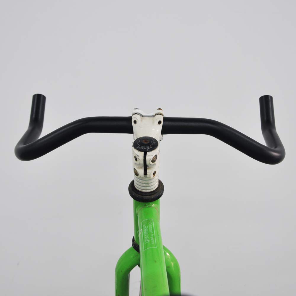UPANBIKE 25.4mm Aluminum Alloy Bullhorn Handlebar 390mm - Lightweight Bike Handlebar for Fixed Gear & Road Bikes - Perfect for Urban Commuting and Performance Cycling