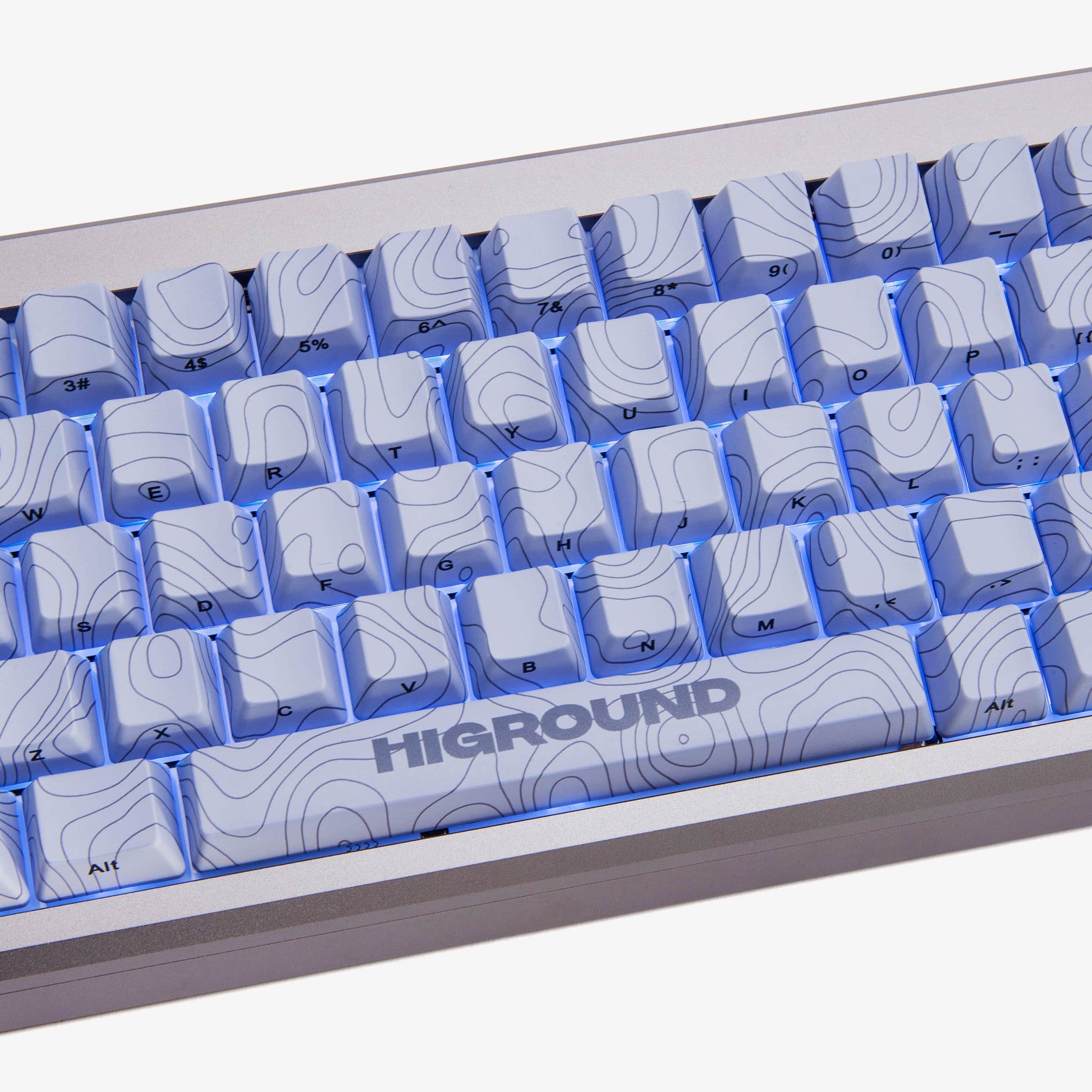 Higround Summit 2.0 65% Mechanical Keyboard - SLATE Edition | Compact Wired Gaming Keyboard for PC & Mac | Perfect for Esports, Office Work & Typing Enthusiasts