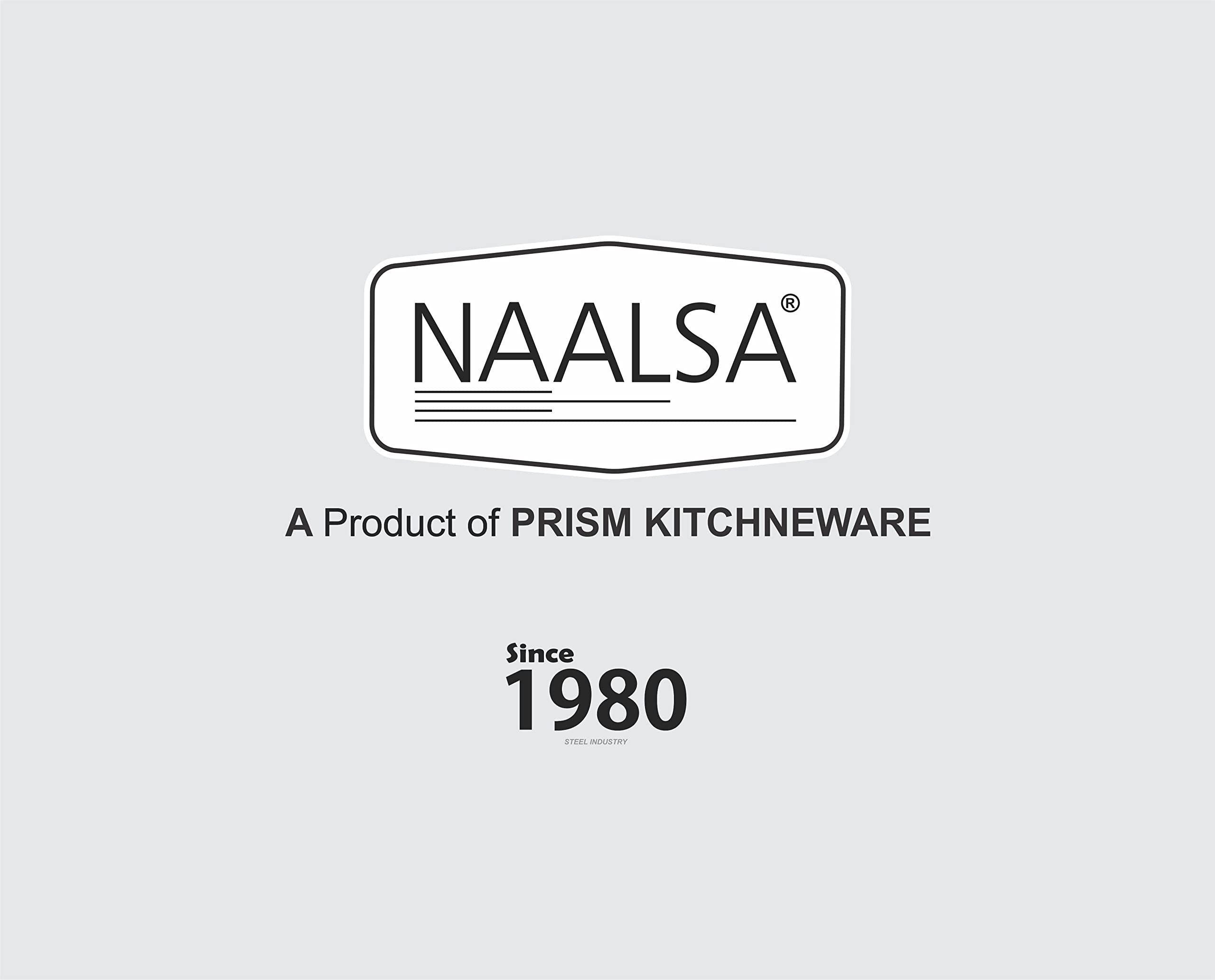 NAALSA 8-Inch Stainless Steel Professional Multi-Purpose Grater - Vegetable Chopper, Slicer, Shredder for Cheese, Carrots & More - Perfect for Meal Prep, Salads & Cooking in Home Kitchens
