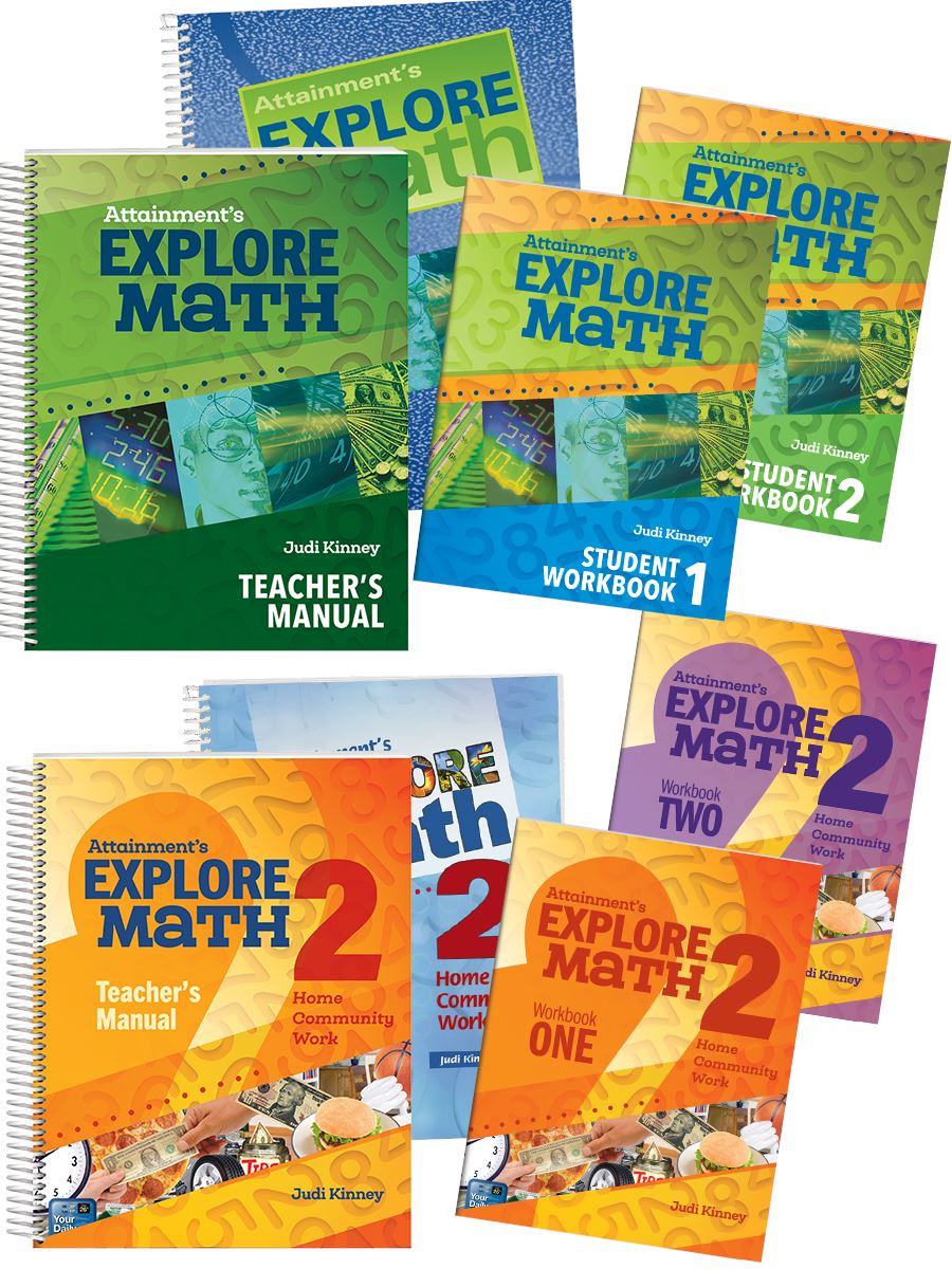 Explore Math: Real-Life Math Curriculum for Kids - Fun & Practical Learning for School, Homeschool & Everyday Problem Solving