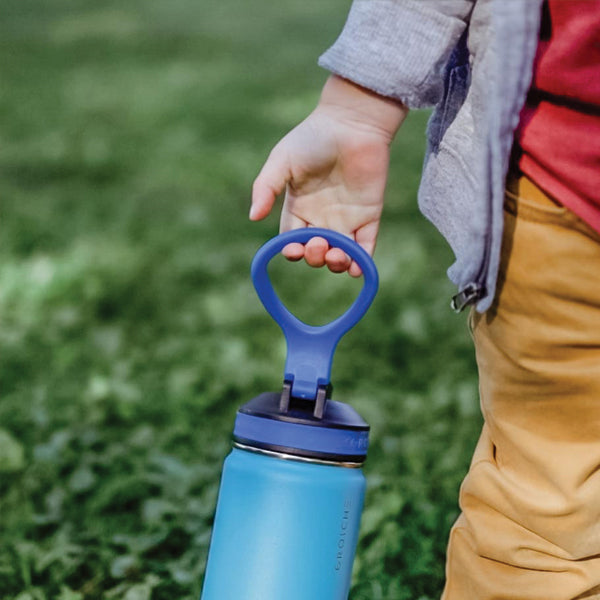 GROSCHE Lil Chill Kids Insulated Sip Flask - BPA-Free Stainless Steel Water Bottle for Boys & Girls, Leak-Proof & Durable for School, Sports & Outdoor Activities