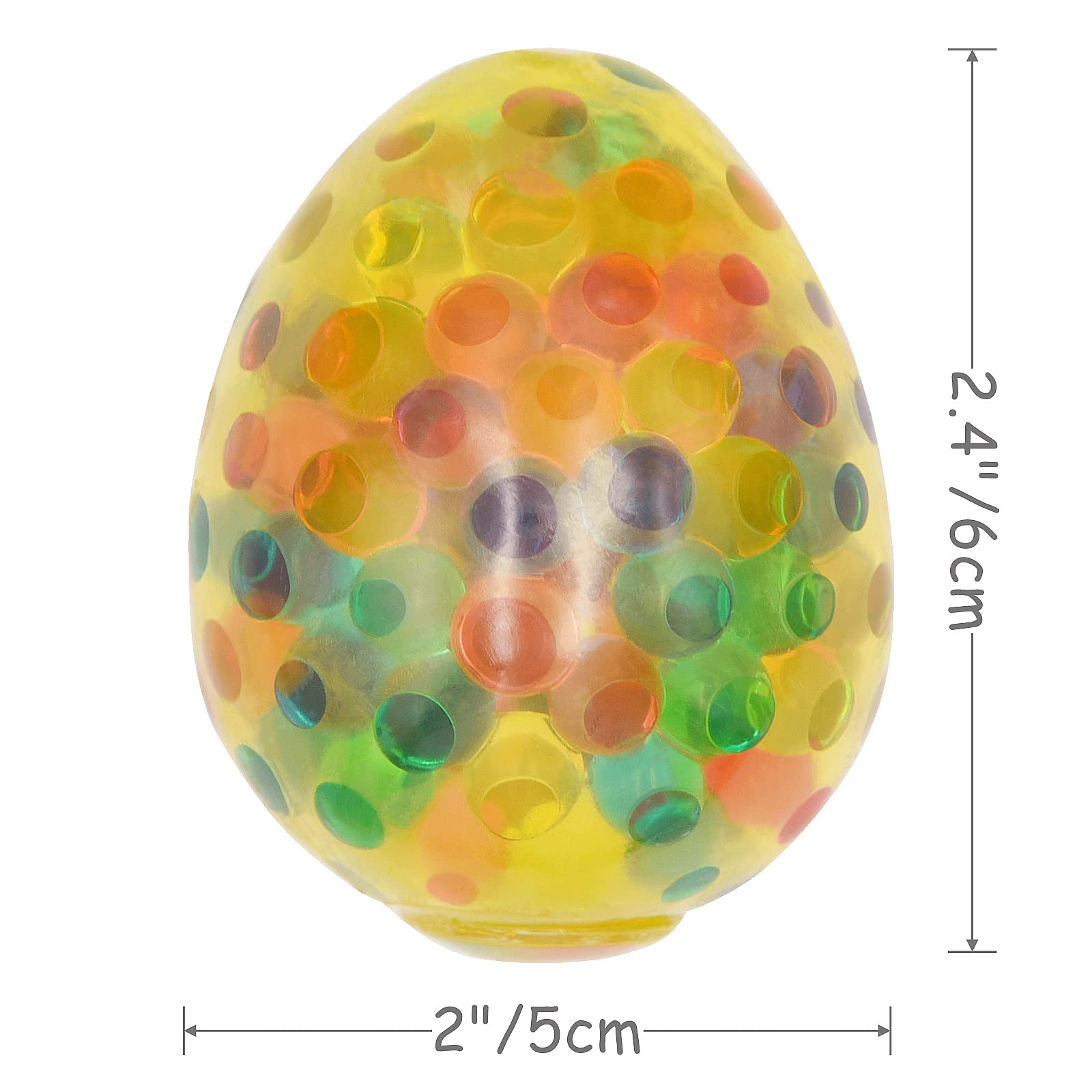 12 Pack Easter Eggs Stress Balls - Squishy Fidget Toys for Kids & Adults, Fun Party Favors, Easter Basket Stuffers, Classroom Rewards - Perfect for Anxiety Relief, ADHD Focus & Sensory Play