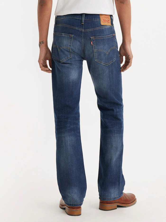 Levi's 527 Slim Boot Cut Jeans for Men | Classic Denim Pants with Wave Allusions Design | Perfect for Casual Wear, Night Out & Western Style Outfits