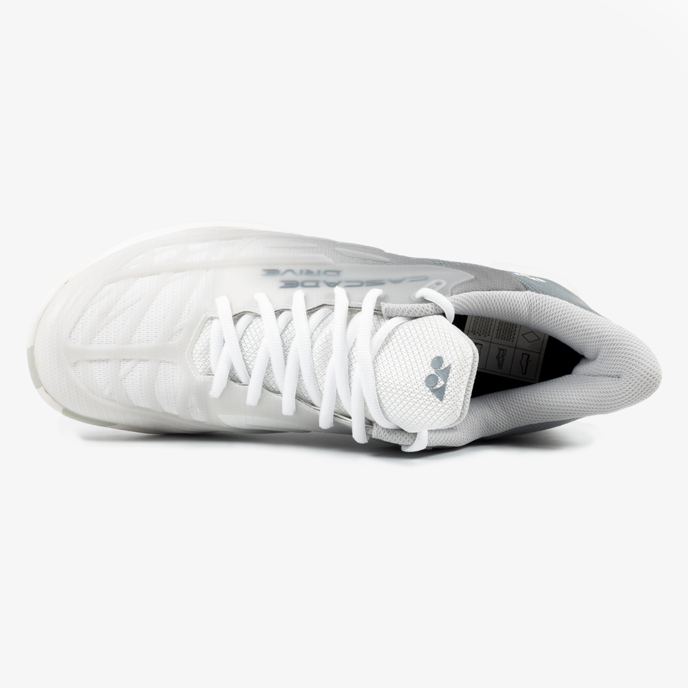 Yonex Cascade Drive 2 Badminton Shoes - Matte White | Lightweight & Breathable for Indoor Sports | Perfect for Badminton, Tennis & Court Games