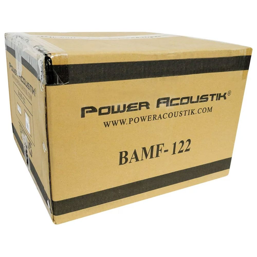 Power Acoustik BAMF 122 12 Inch BAMF Series Dual 2 Ohm Car Subwoofer - High Performance Bass for Car Audio Systems, Perfect for Trucks, SUVs and Custom Car Stereo Setups