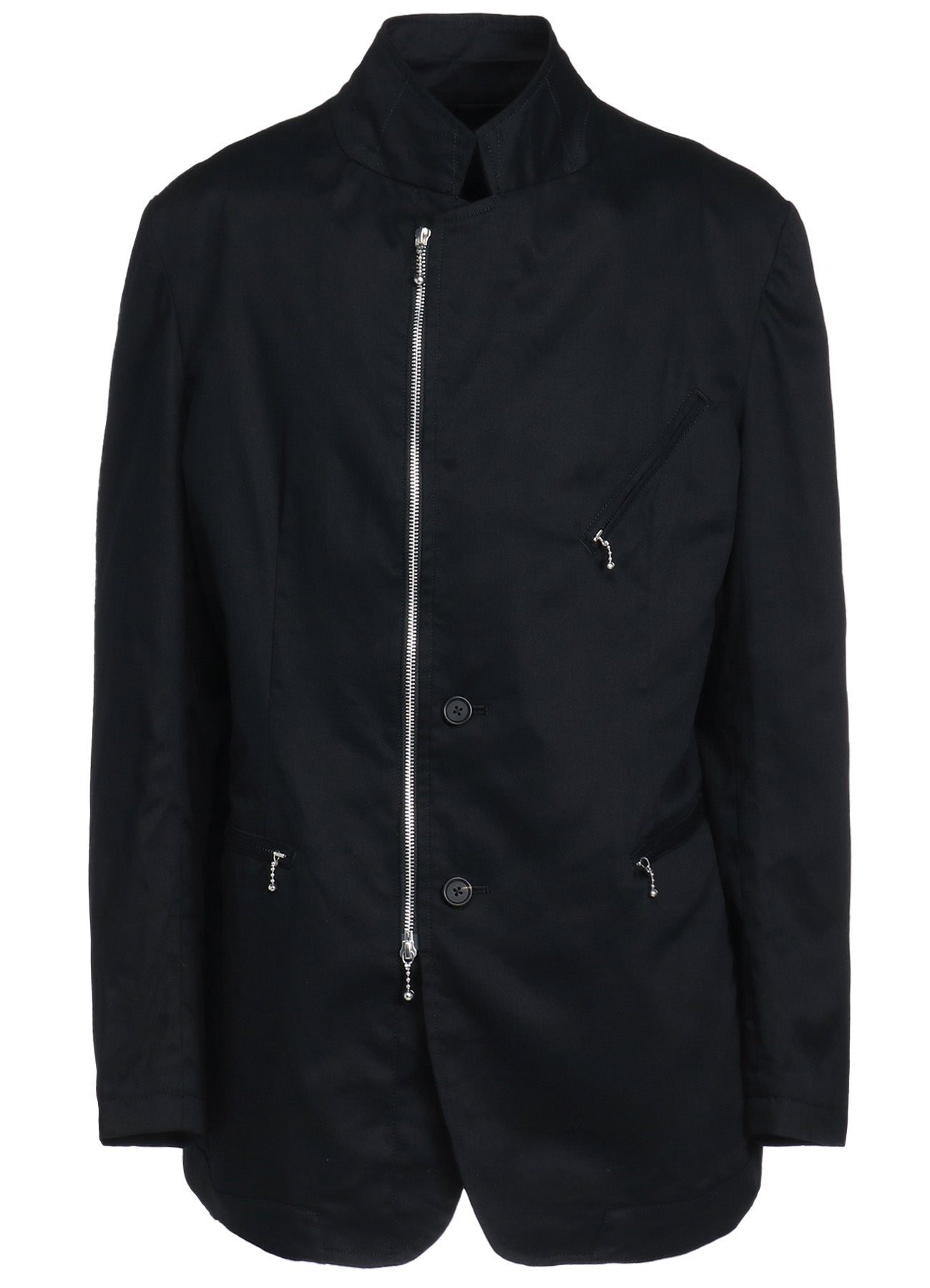 Stylish Cotton Twill Biker Jacket with Zipper - Perfect for Motorcycle Rides & Casual Outfits | Men's & Women's Fashion Outerwear