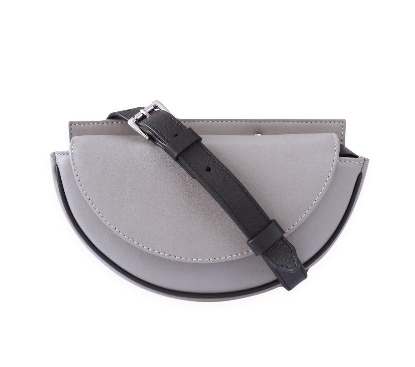 Premium Leather Crescent Belt Bag - Stylish Crossbody Fanny Pack for Women & Men - Perfect for Travel, Hiking, and Everyday Use