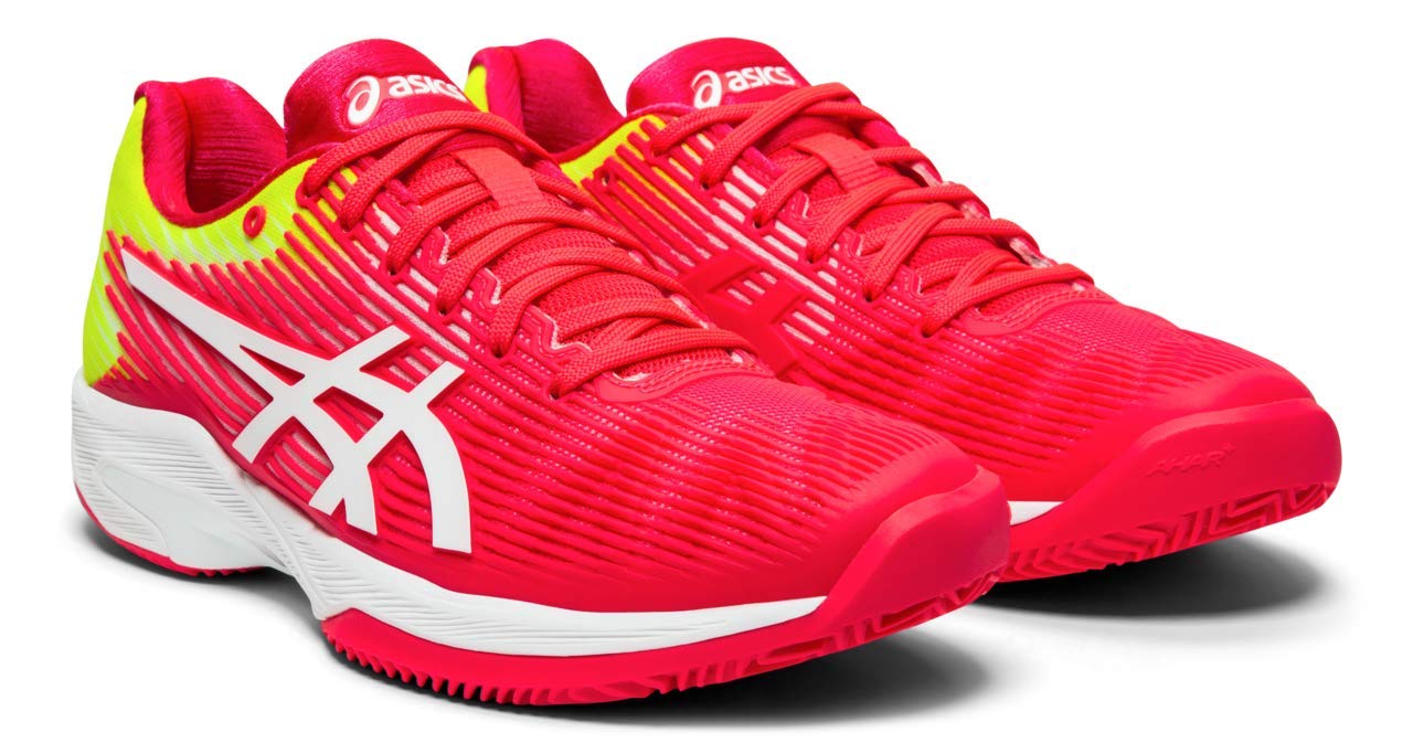 ASICS Women's Solution Speed FlyteFoam Tennis Shoes for Clay Court - Lightweight & Durable Performance Footwear for Competitive Play & Training