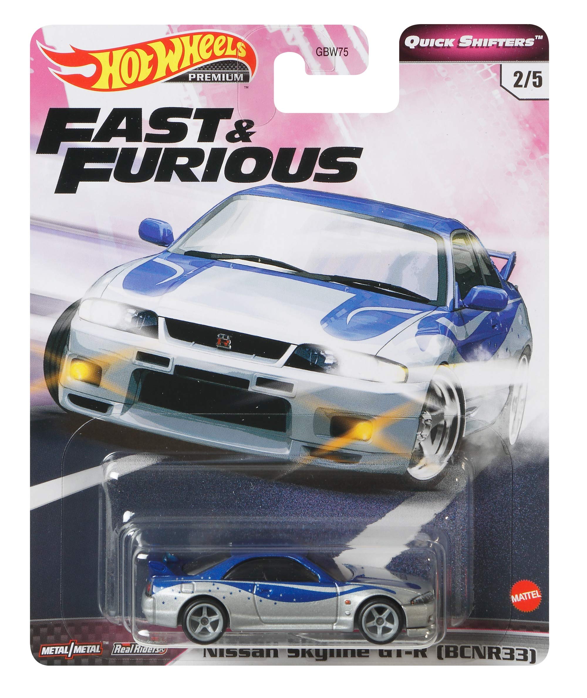 Hot Wheels Nissan Skyline R33 Die-Cast Car - 1:64 Scale Collectible Toy Vehicle for Kids & Adults - Perfect for Racing, Display & Gift Giving