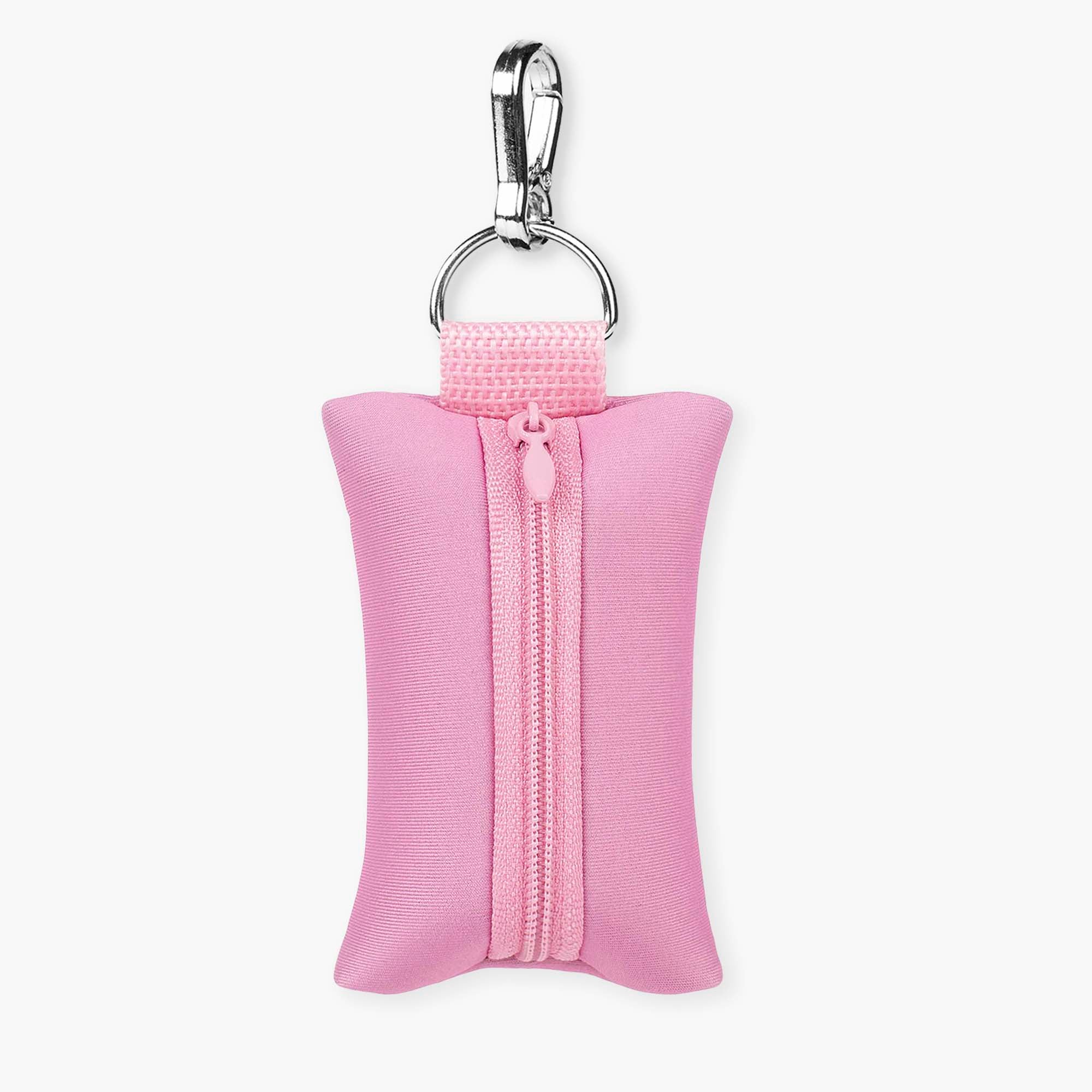 Eco-Friendly Dog Poop Bag Holder - Pink Leash Accessory for Small & Large Dogs | Perfect for Walks, Hiking & Outdoor Adventures