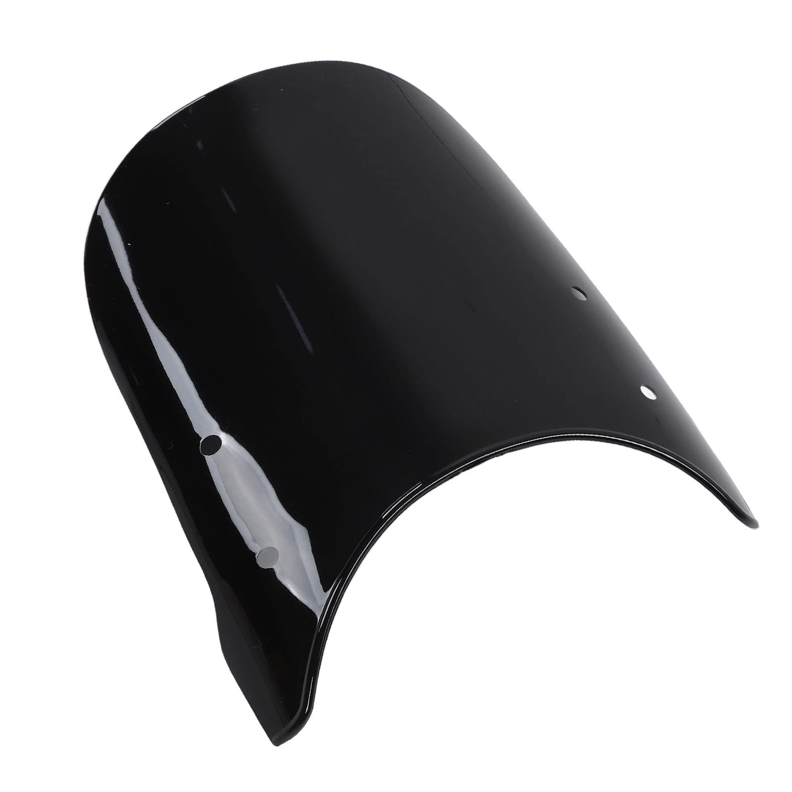 Kadimendium Motorcycle Headlight Fairing - 5in & 7in Round Headlight Windshield, Anti-Fog & Explosion Proof (Black) - Perfect for Night Riding & All-Weather Protection