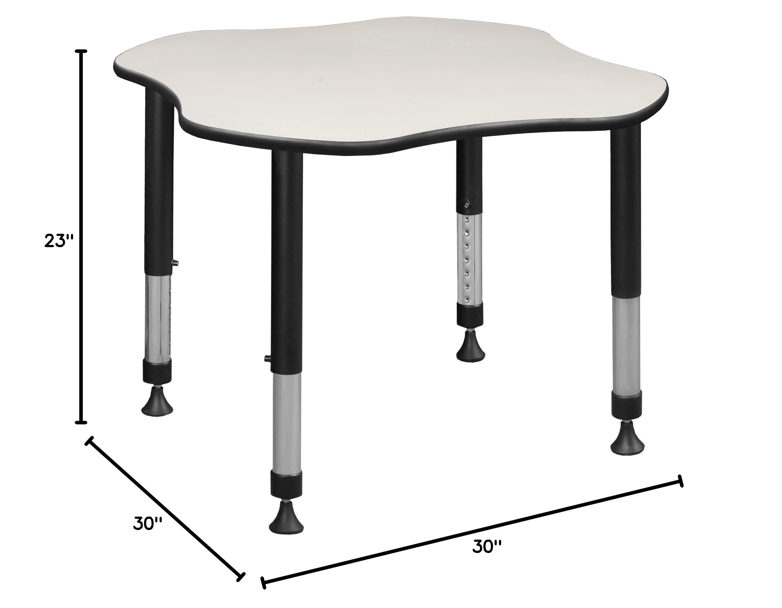 Regency Kids School Desk - Medium Size Opal Finish - Durable Classroom Furniture for Study & Homework - Perfect for Home & School Learning Spaces