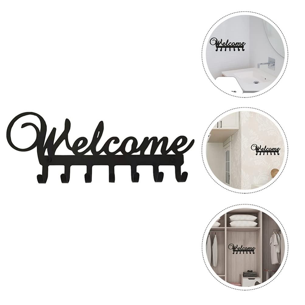 1PC Heavy Duty Wall Mounted Key Hook - Durable Stainless Steel Hanger for Keys, Coats & Hats - Perfect for Living Room, Bathroom, Kitchen & Entryway Organization