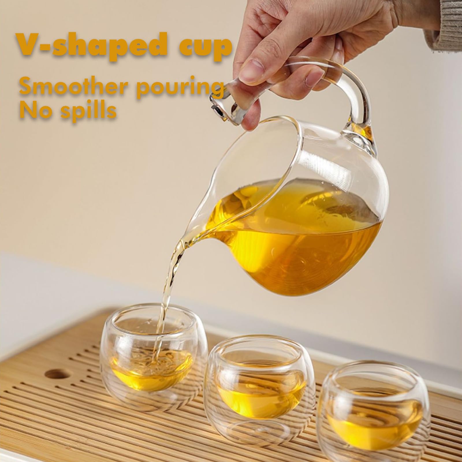 Premium Magnetic Teapot - Lazy Semi-Automatic Glass Tea Infuser with Heat-Resistant Borosilicate Glass - Ideal for Brewing Loose Leaf Tea, Blooming Flower Tea & Herbal Tea - Perfect Tea Maker Gift Set for Home, Office, Meditation & Holiday Gifting