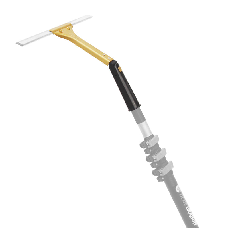 Premium Ledger Swivel Squeegee Handle - Heavy Duty Window Cleaning Tool for Home, Car, and Commercial Use - Perfect for Glass, Mirrors, and Tile Surfaces