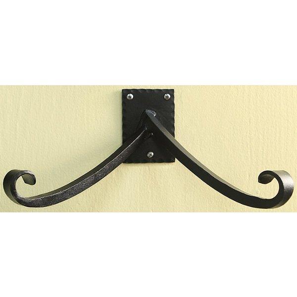 Achla Designs Lodge Y Bracket B105 - Heavy Duty Metal Wall Mount Bracket for Shelves, Signs & Decor - Perfect for Home, Office & Retail Display