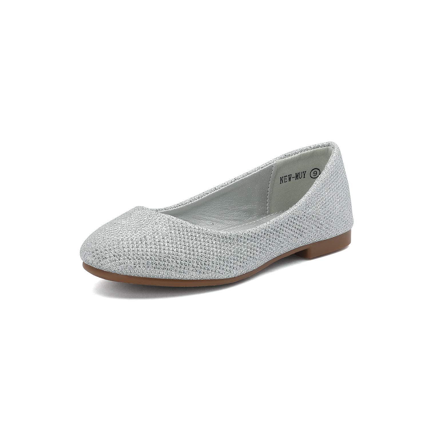 DREAM PAIRS Girls Slip-On Ballerina Flats - Comfortable Dress Shoes for Toddler, Little Kid & Big Kid | Perfect for School, Parties & Special Occasions