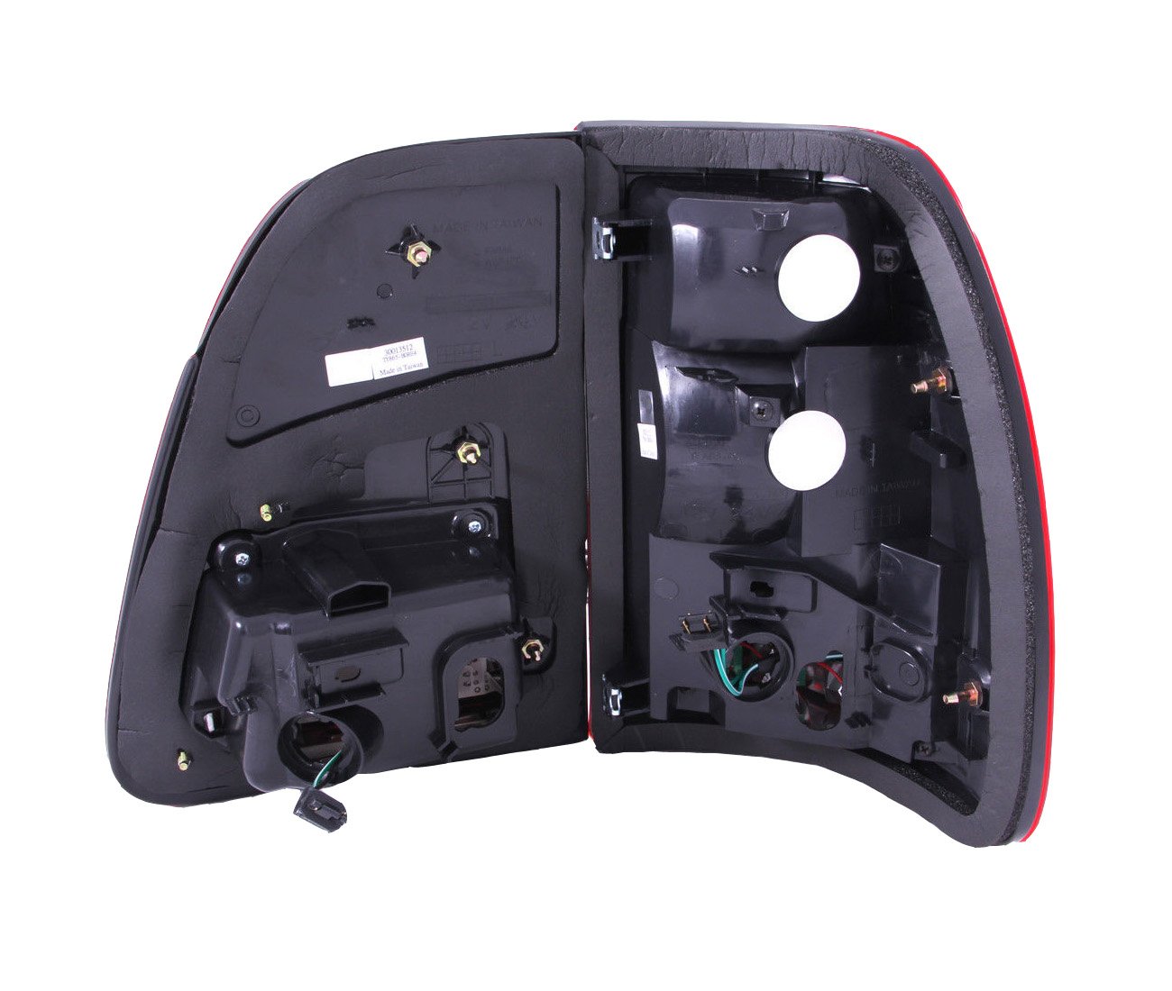 Toyota Land Cruiser LED Tail Lights G2 Assembly Set - Red/Clear Pair (Left & Right) for Enhanced Visibility & Style - Perfect for Off-Roading & Night Driving