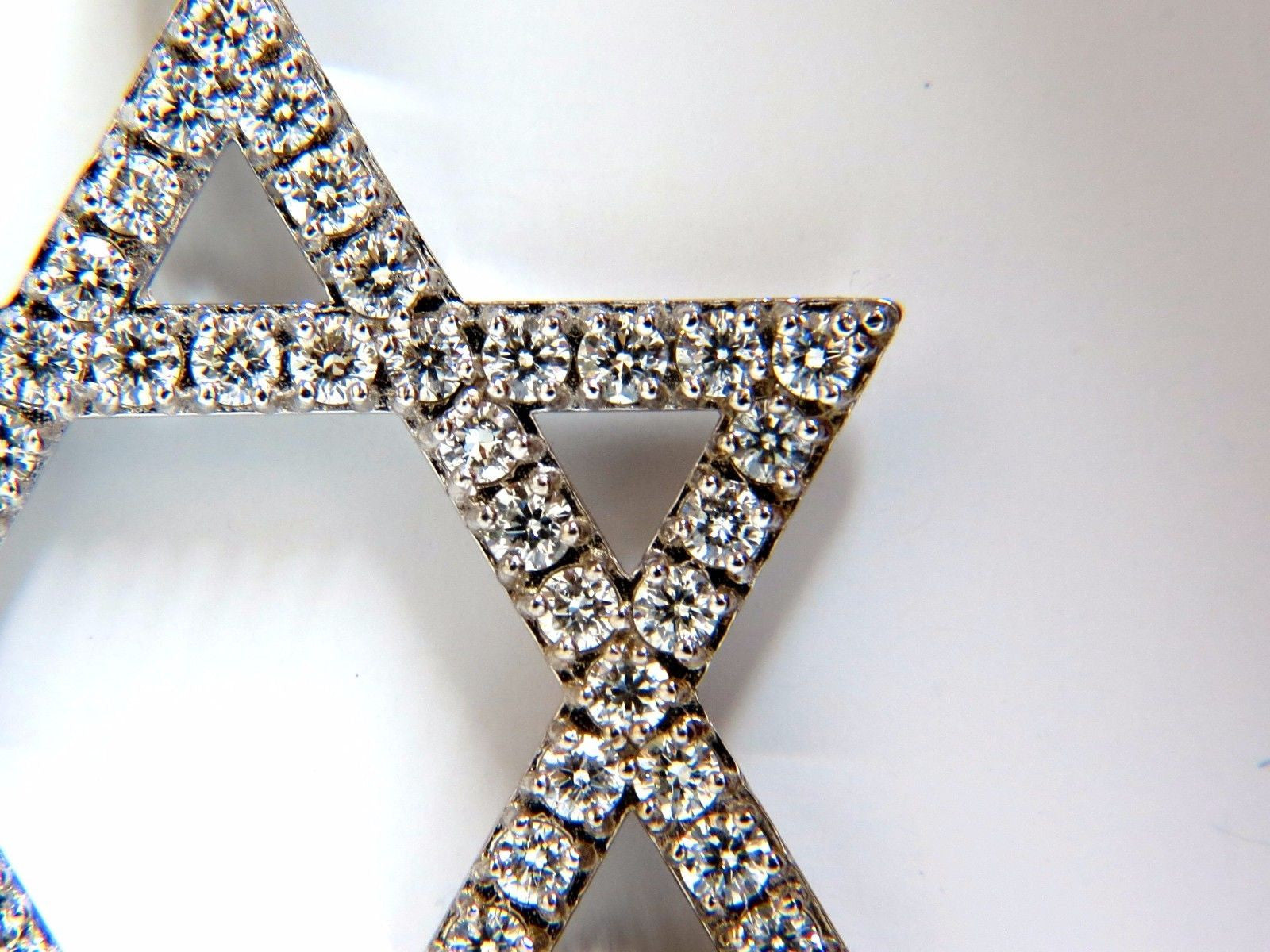 1.80ct Round Natural Diamond Star Pendant in 14K Gold - Elegant Jewelry for Women, Perfect for Gifts, Anniversaries & Special Occasions