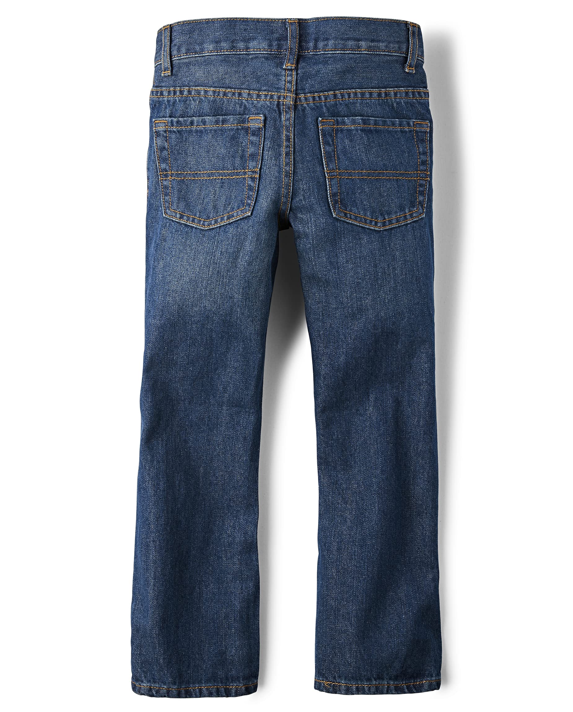 The Children's Place Boys' 5-Pack Bootcut Jeans - Soft Stretch Denim Pants for School, Play & Everyday Wear | Toddler to Big Kids Sizes 2T-14