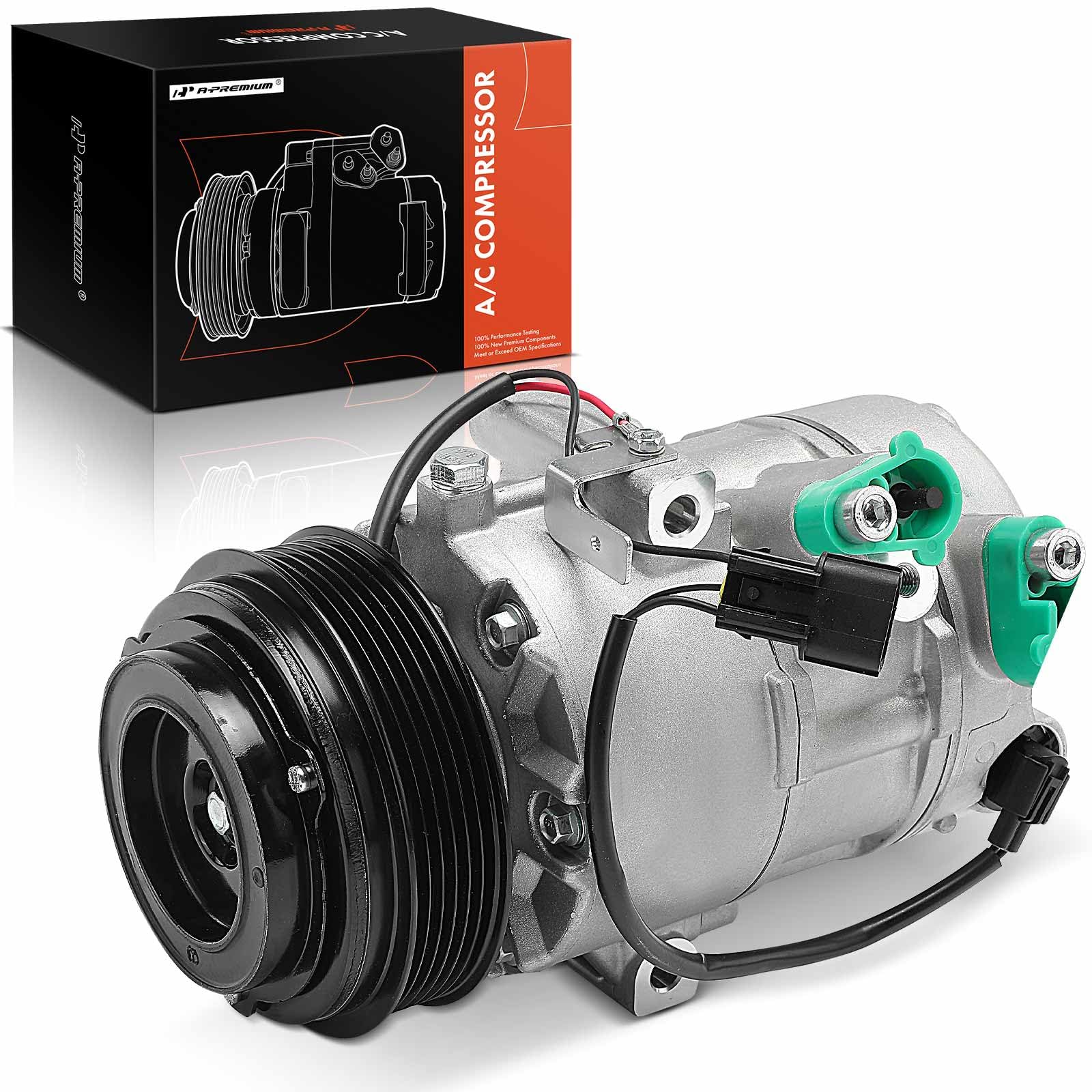 Premium AC Compressor with Clutch for 2014-2015 Hyundai Tucson 2.0L - 3-Bolt Mounting | Direct Replacement Part for Smooth Cooling Performance | Perfect for Summer Road Trips & Daily Commutes