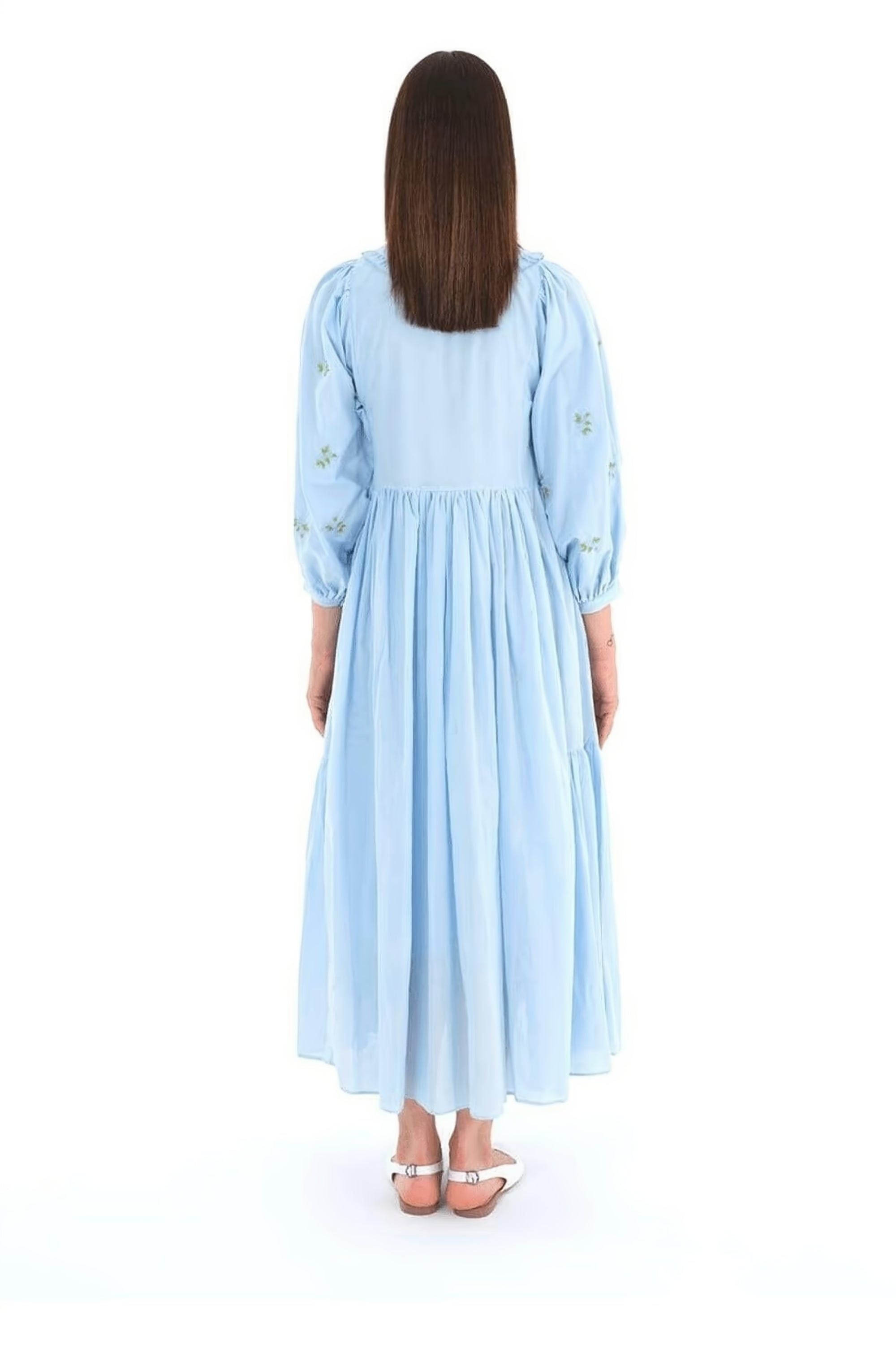 Alice Bohemian Summer Dress for Women - 100% Cotton Flowy Maxi Dress | Beach Vacation, Music Festival & Casual Outfit