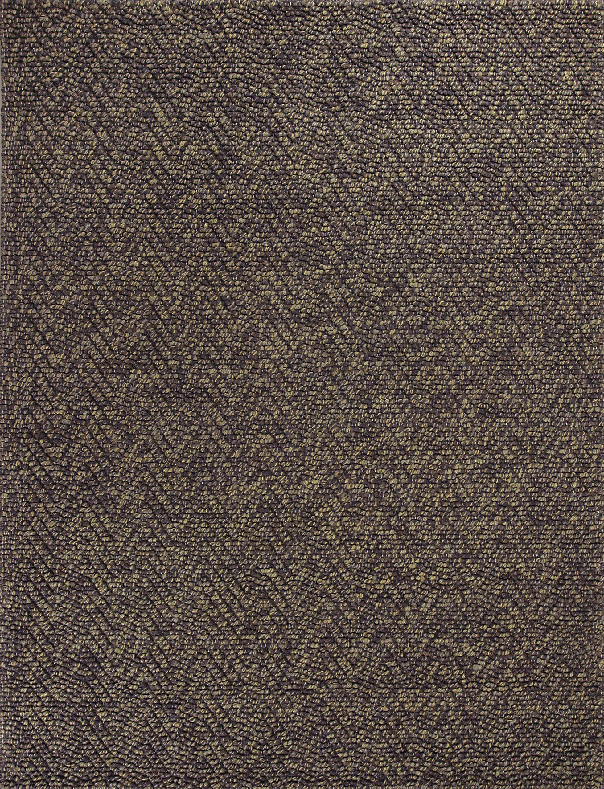 KAS Oriental Rugs Porto Collection Herringbone Area Rug 5' x 8' Mocha Heather - Soft Bohemian Style Rug for Living Room, Bedroom & Office Decor