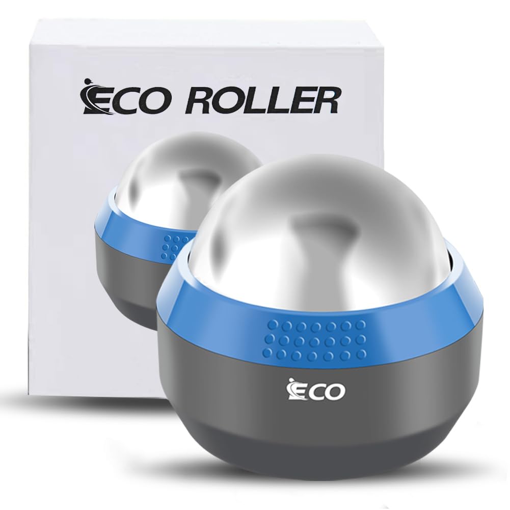 iECO Cryosphere Cold Massage Roller Ball - Therapeutic Ice & Heat Massager for Myofascial Release, Trigger Point Therapy, Muscle Knots & Deep Tissue Relief - Perfect for Post-Workout Recovery, Pain Management & Sports Injury Rehabilitation