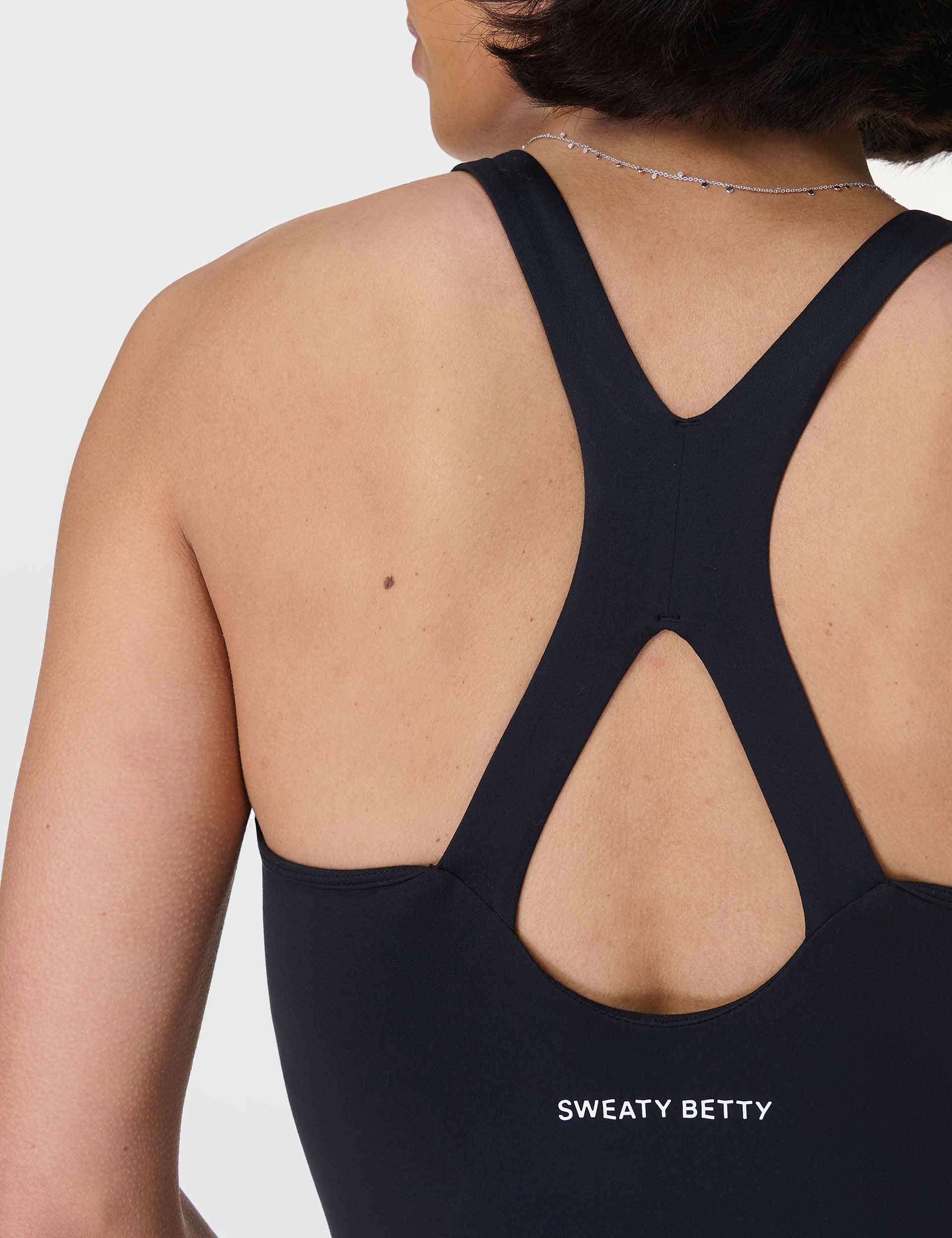All Day Comfort Bodysuit for Women - Soft Stretchy Black Seamless Underwear for Layering, Yoga & Everyday Wear