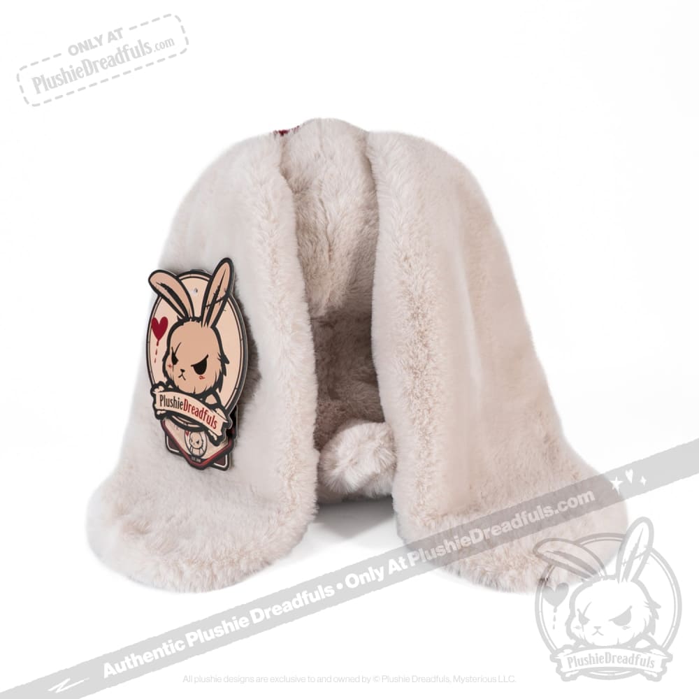 Plushie Dreadfuls Love Rabbit Plush Puppet - Soft Stuffed Animal Toy for Kids & Adults, Perfect for Cuddling, Gifts, and Home Decor